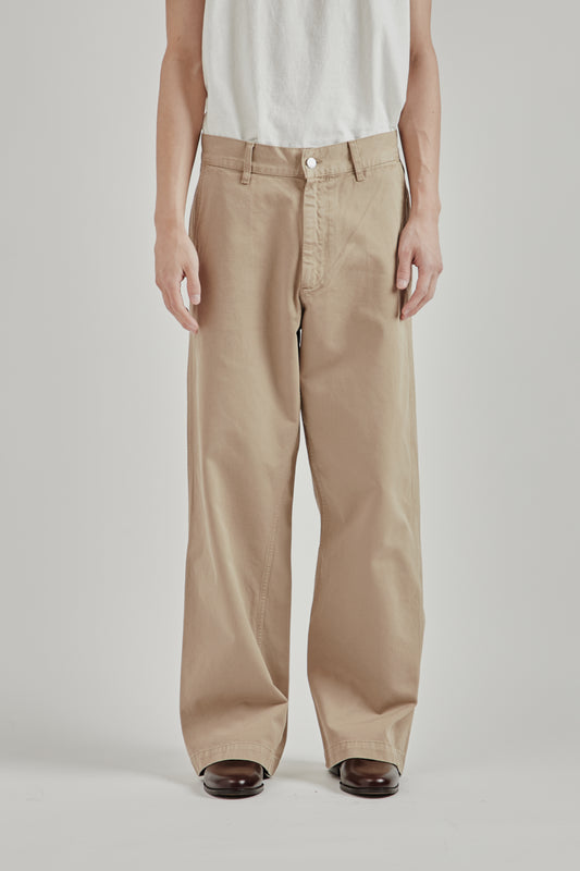 Wide Twist Chino - Khaki