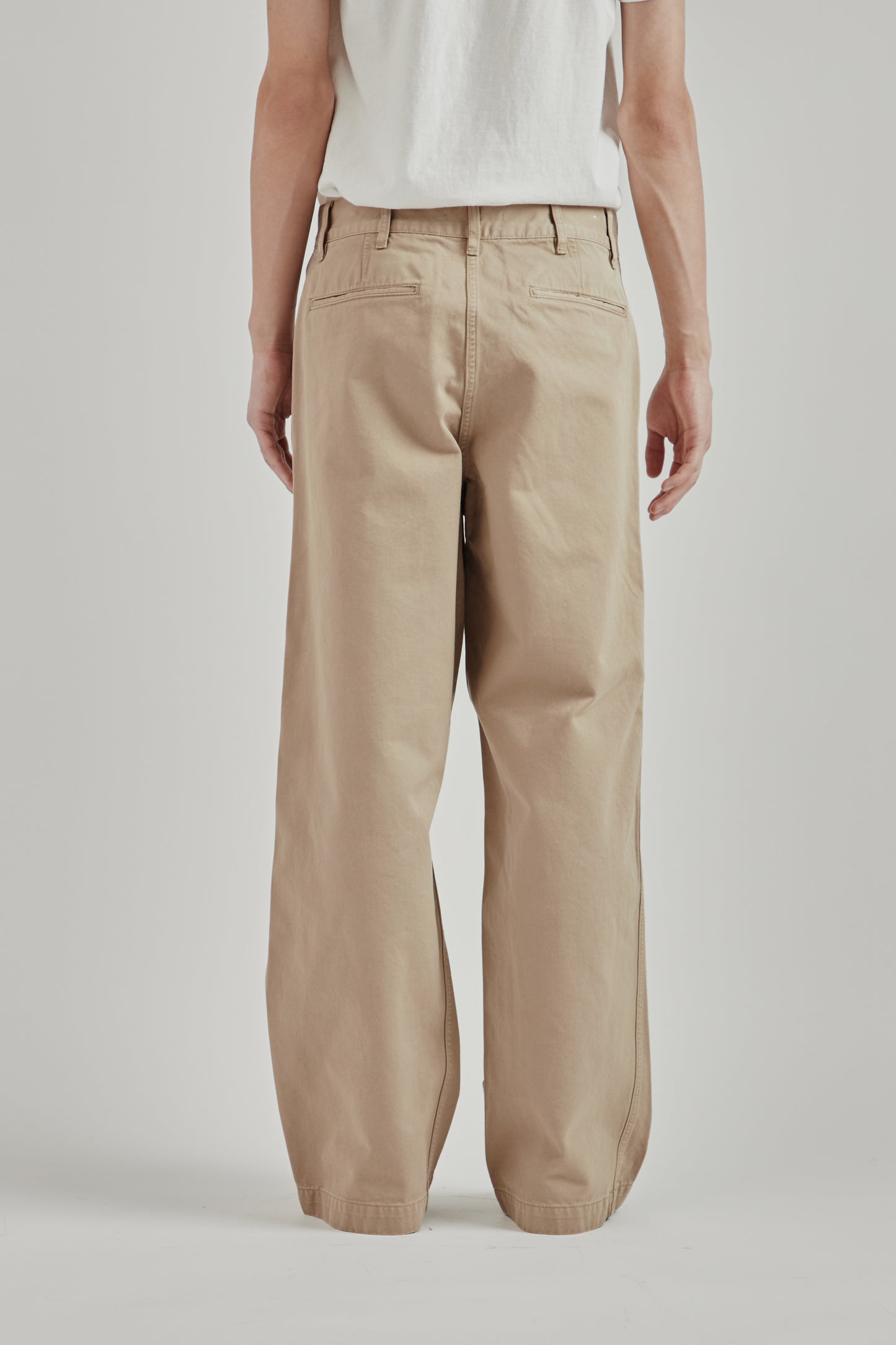 Sunflower SS26 Wide Twist Chino Khaki1795