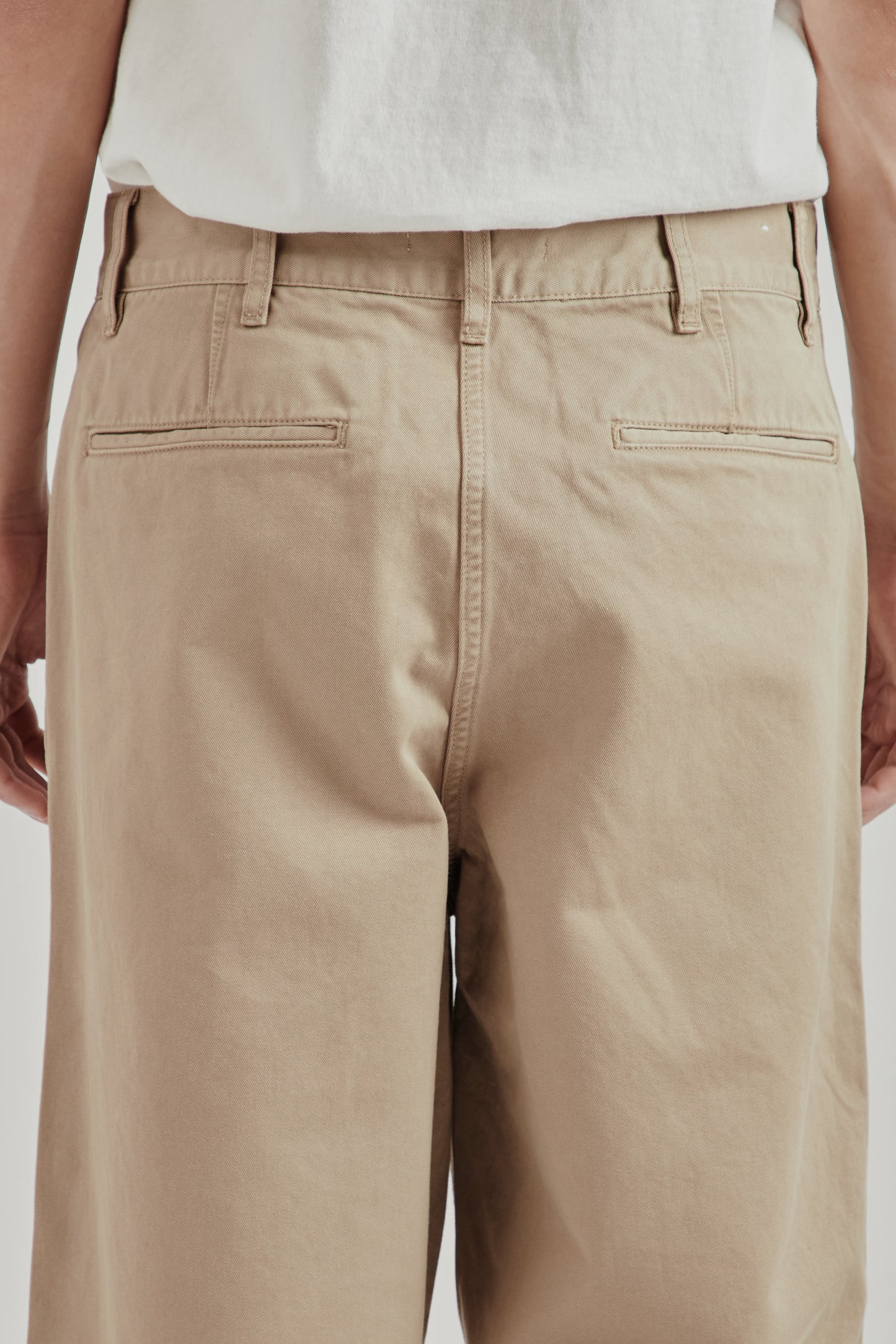 Sunflower SS26 Wide Twist Chino Khaki1798