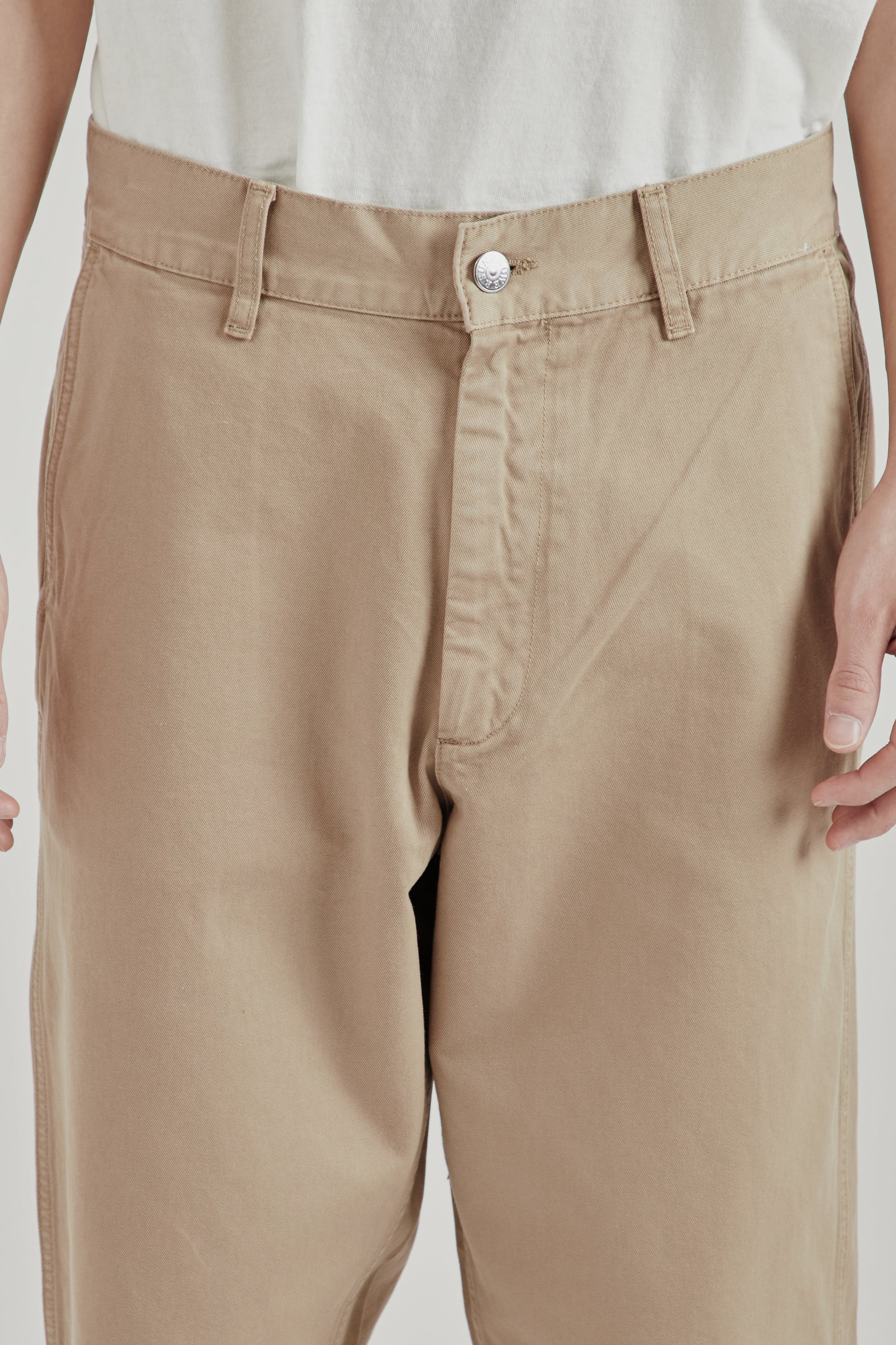 Sunflower SS26 Wide Twist Chino Khaki1799