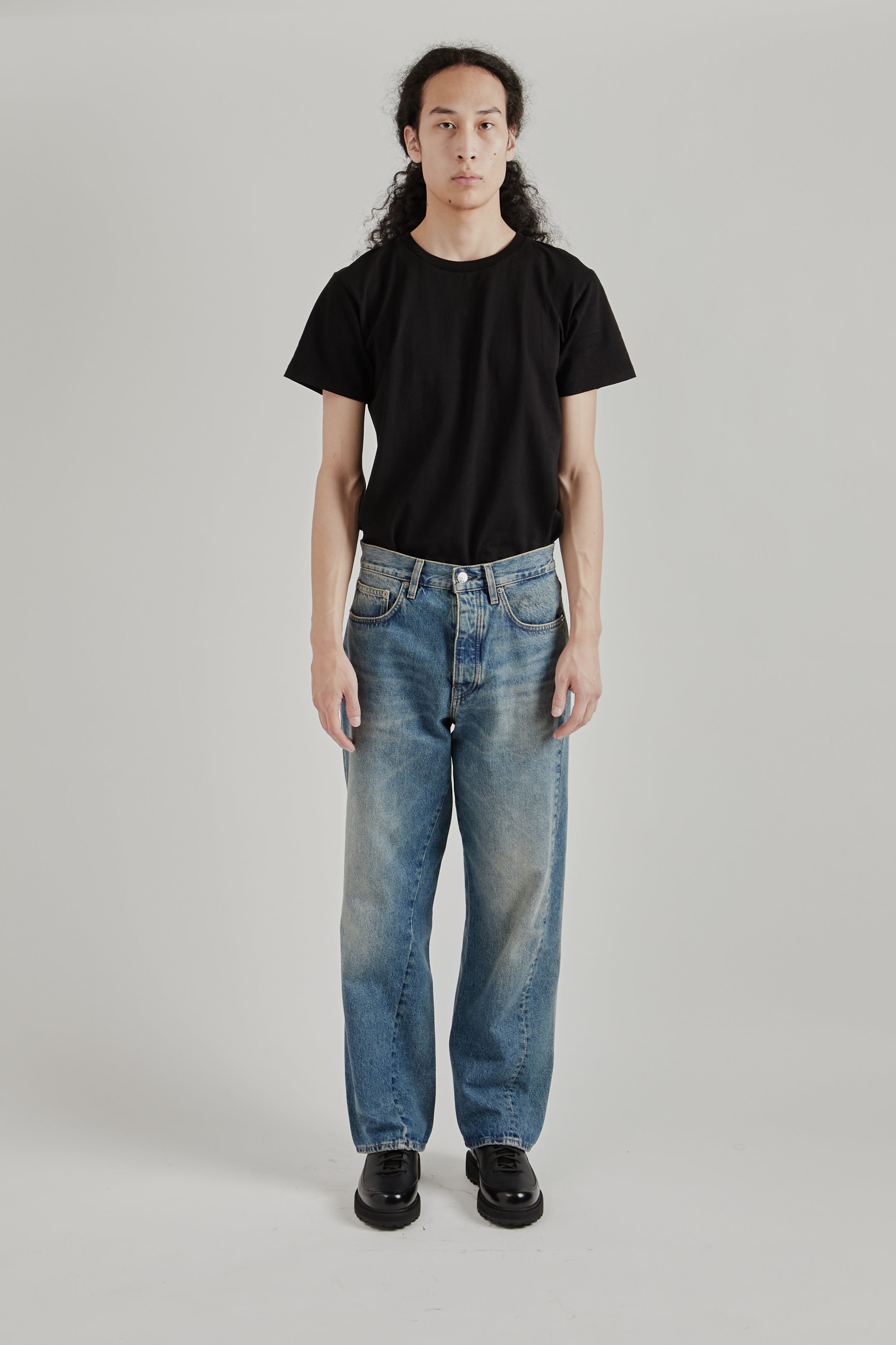 Sunflower Wide Twist Denim - Dark Blue Vintage | Wallace