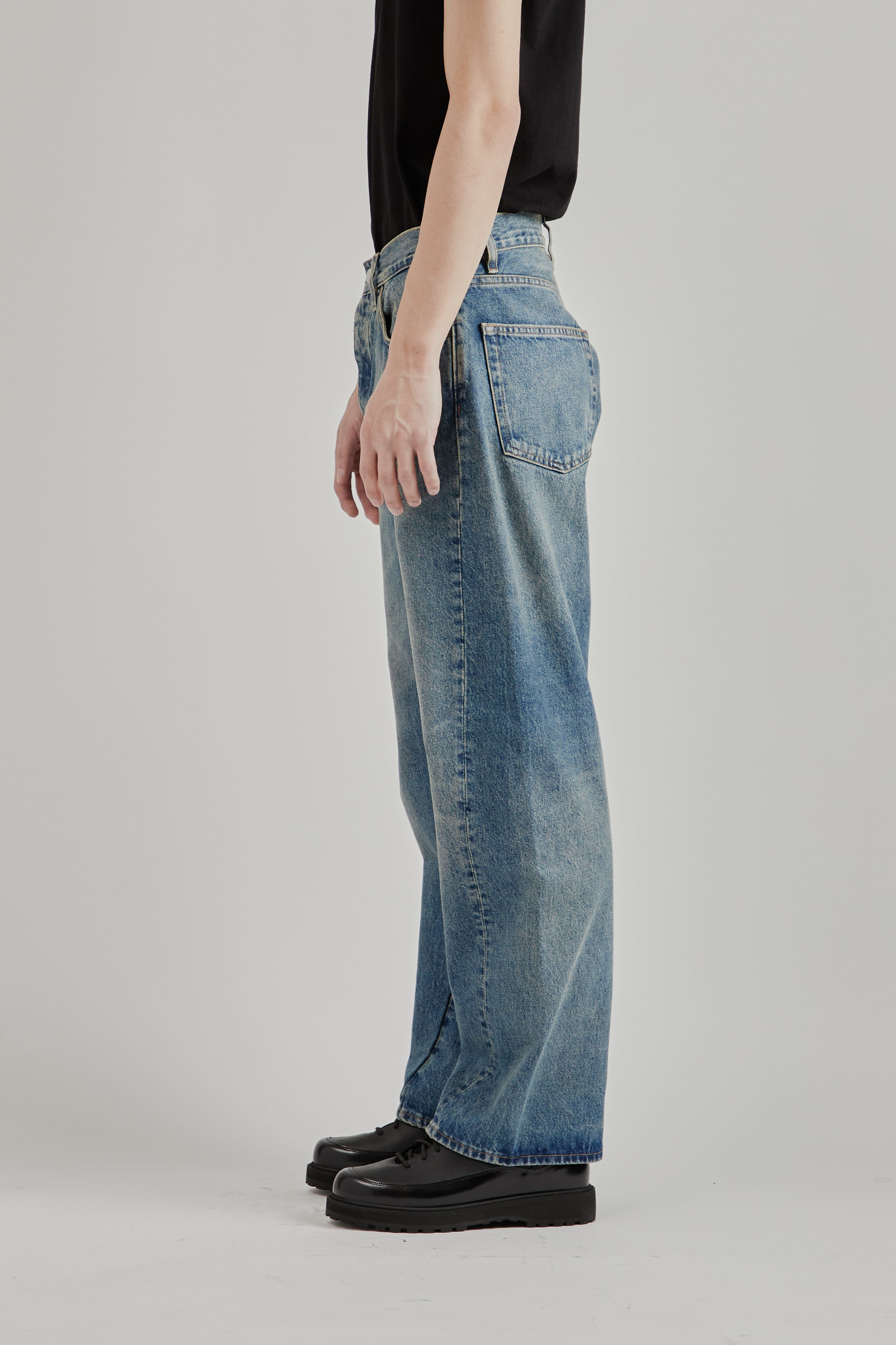 Sunflower Wide Twist Denim - Dark Blue Vintage | Wallace
