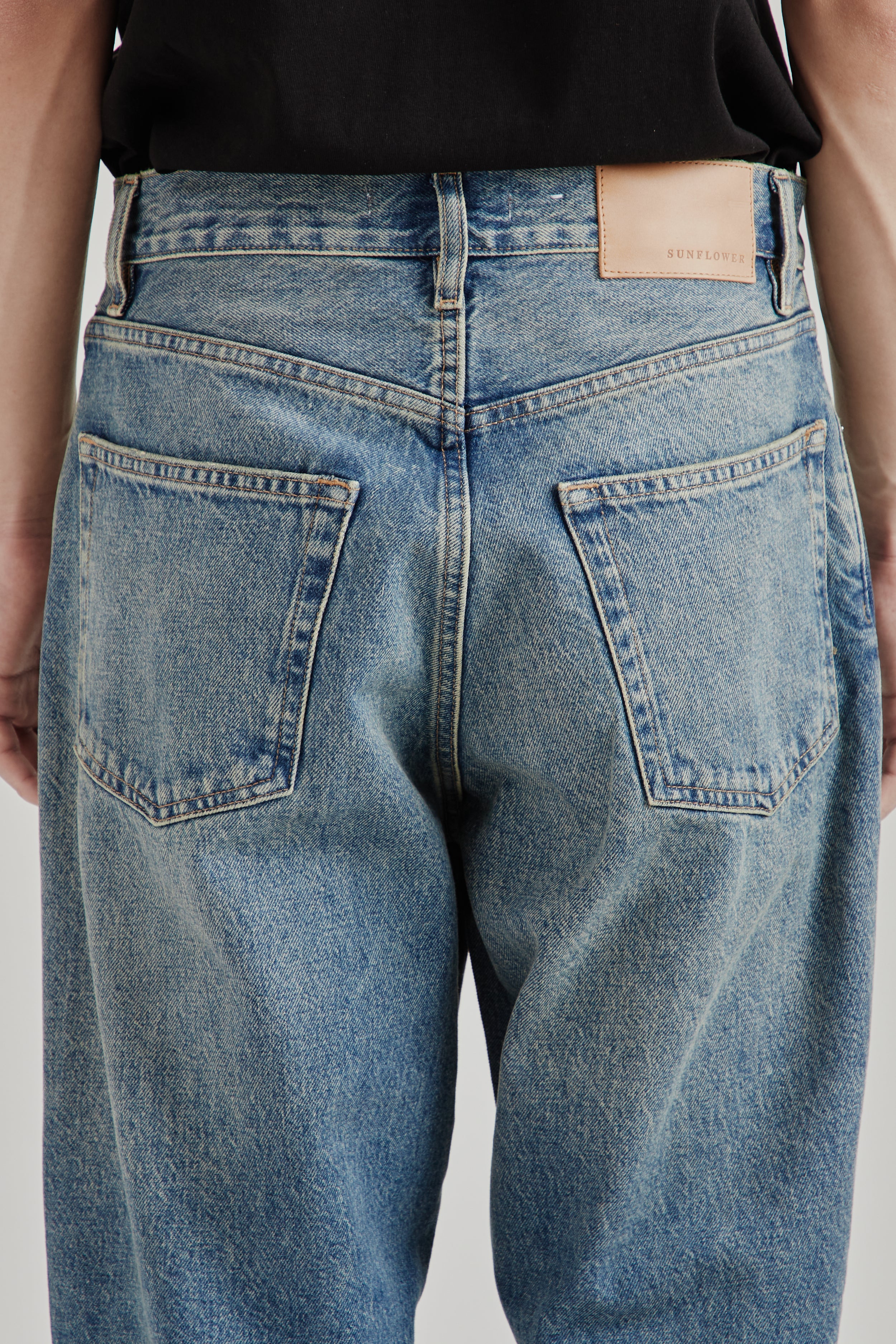 Sunflower Wide Twist Denim - Dark Blue Vintage | Wallace