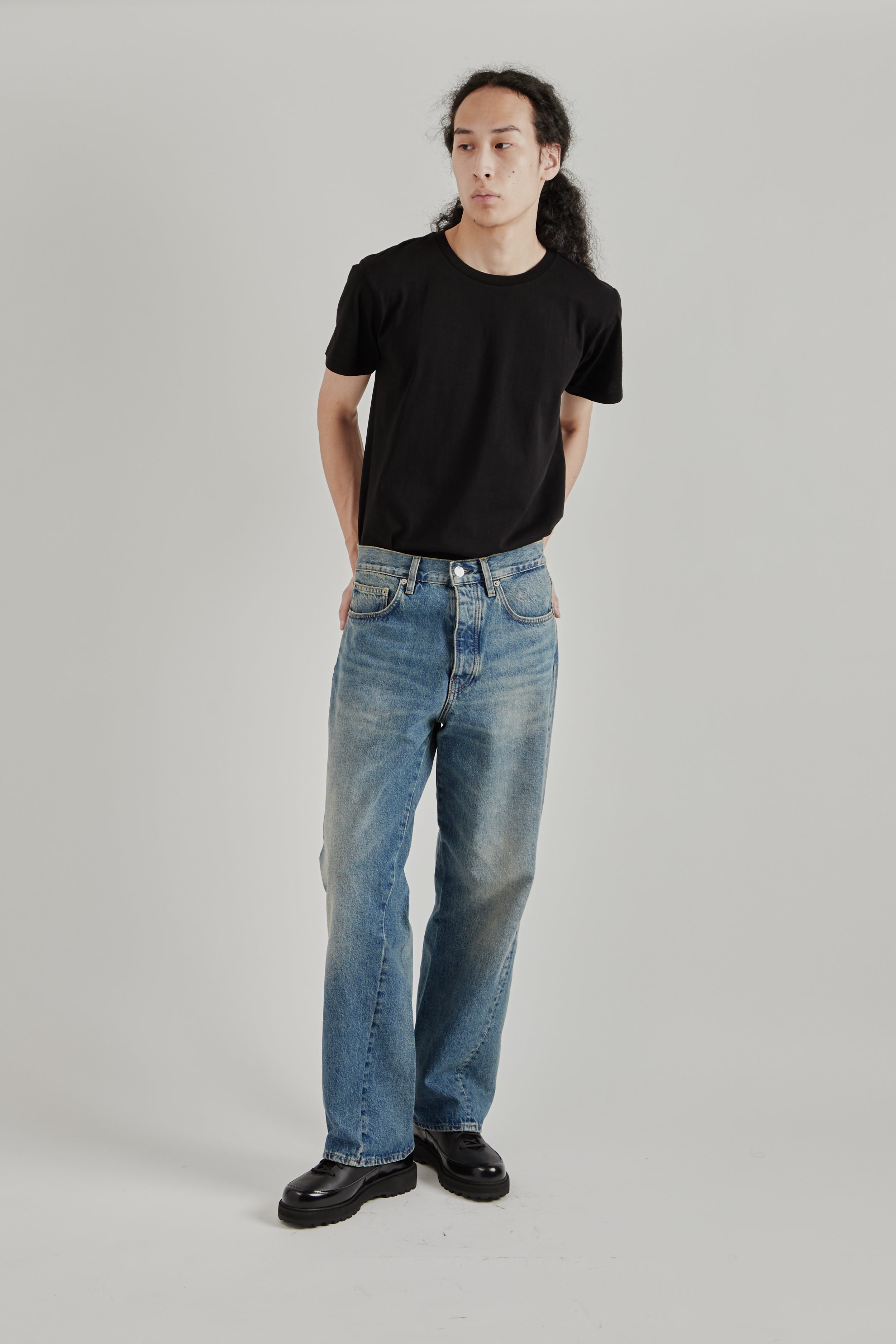Sunflower Wide Twist Denim - Dark Blue Vintage | Wallace