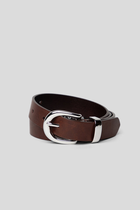 Sunflower Simple Belt 2.5 CM Brown 1