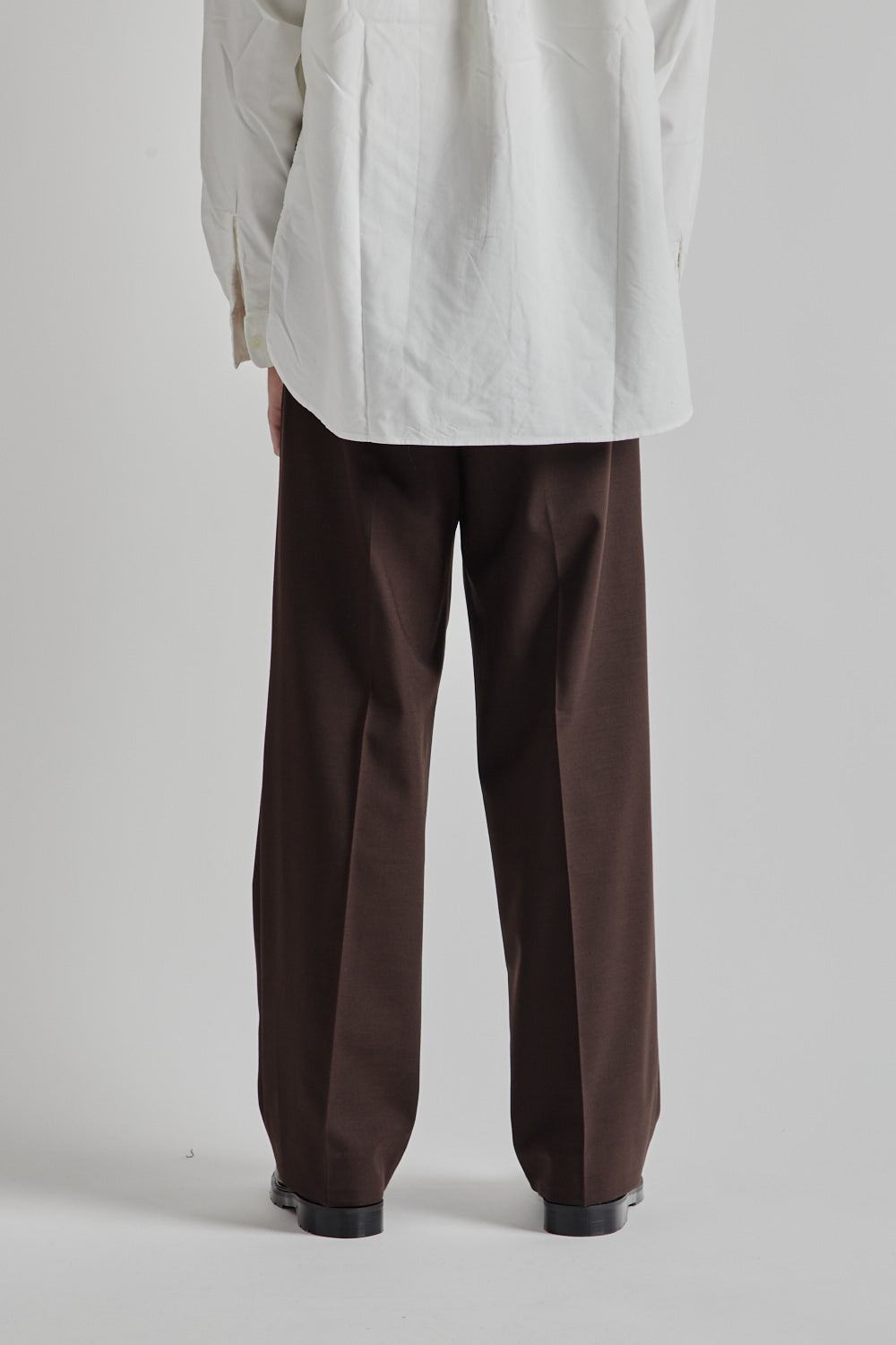 Sunflower Wide Pleated Trouser - Brown