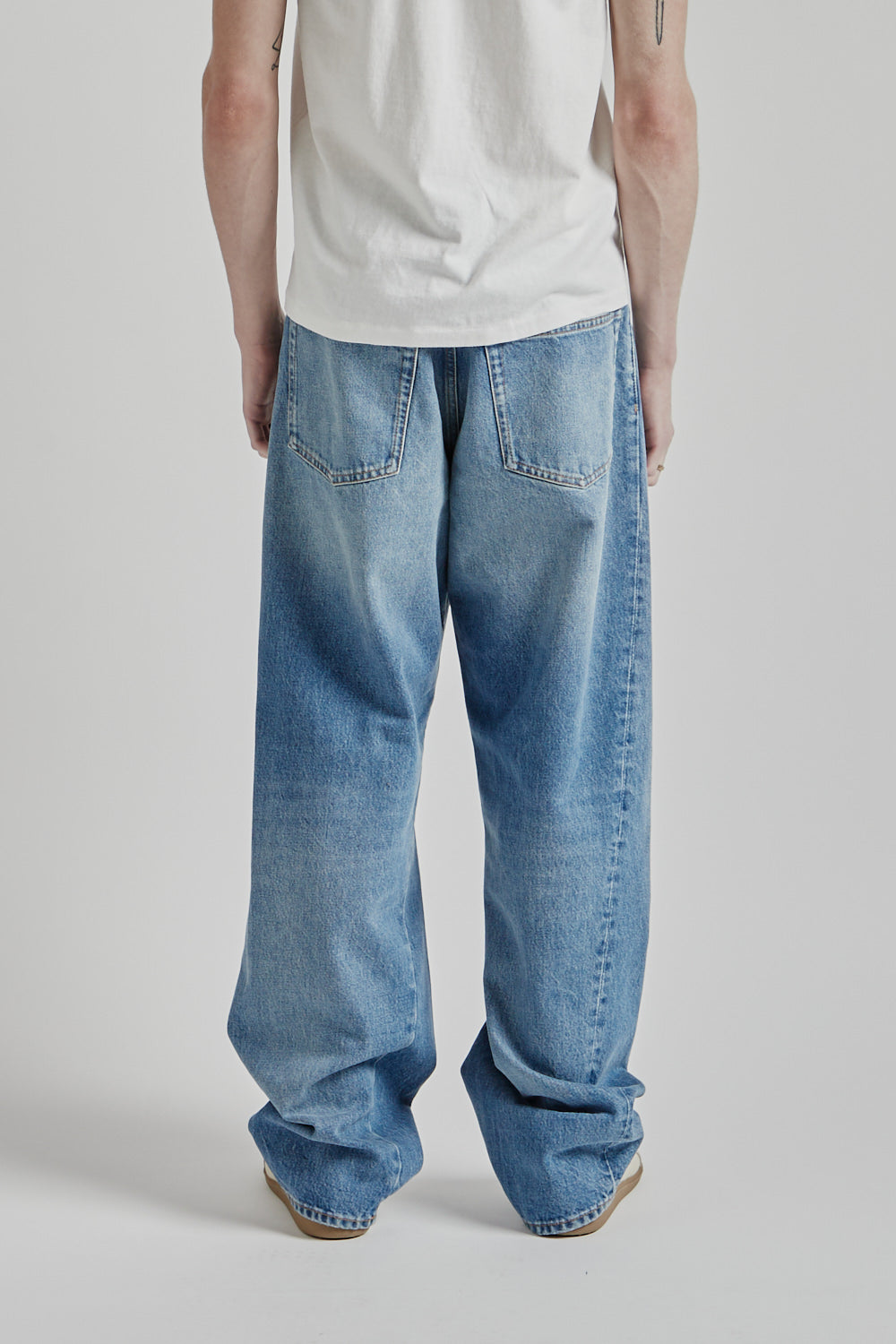 Sunflower Wide Twist Jeans Natural Vintage 4