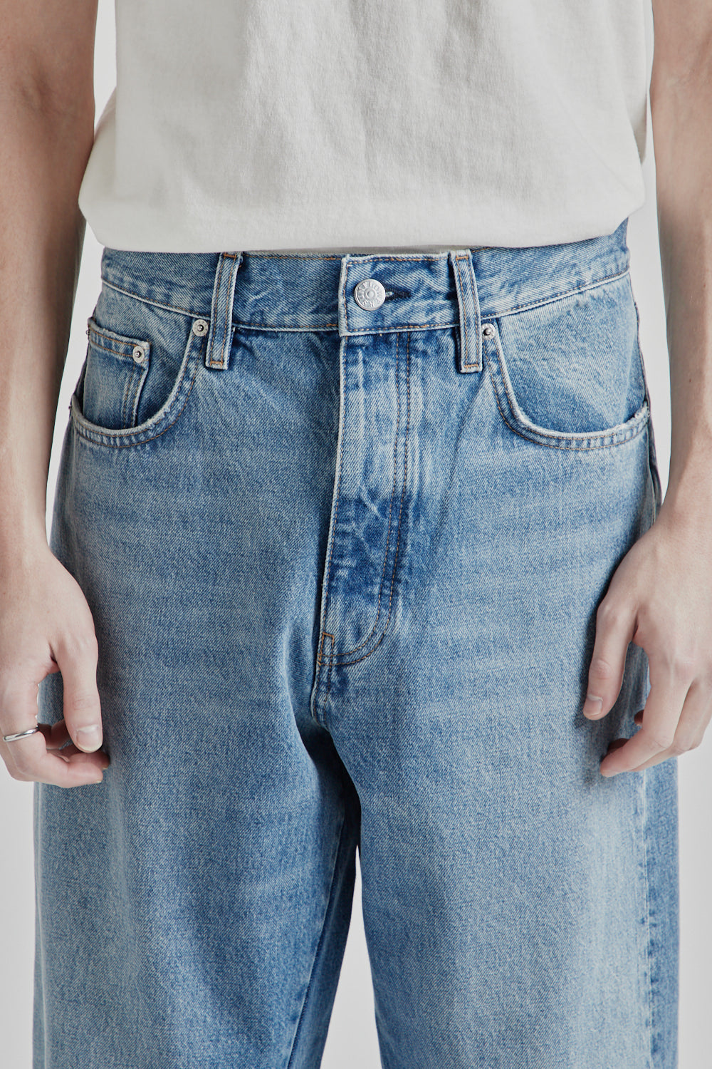 Sunflower Wide Twist Jeans Natural Vintage 9