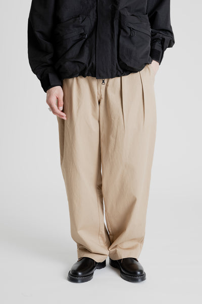 Uniform Bridge Banding Chino Pants in Beige | Wallace Mercantile Shop