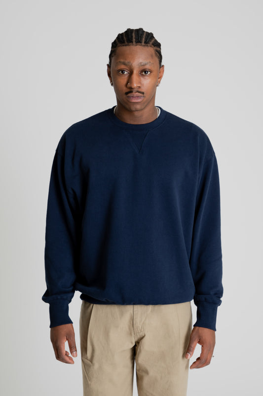 Uniform Bridge Basic Sweatshirt Navy Focus