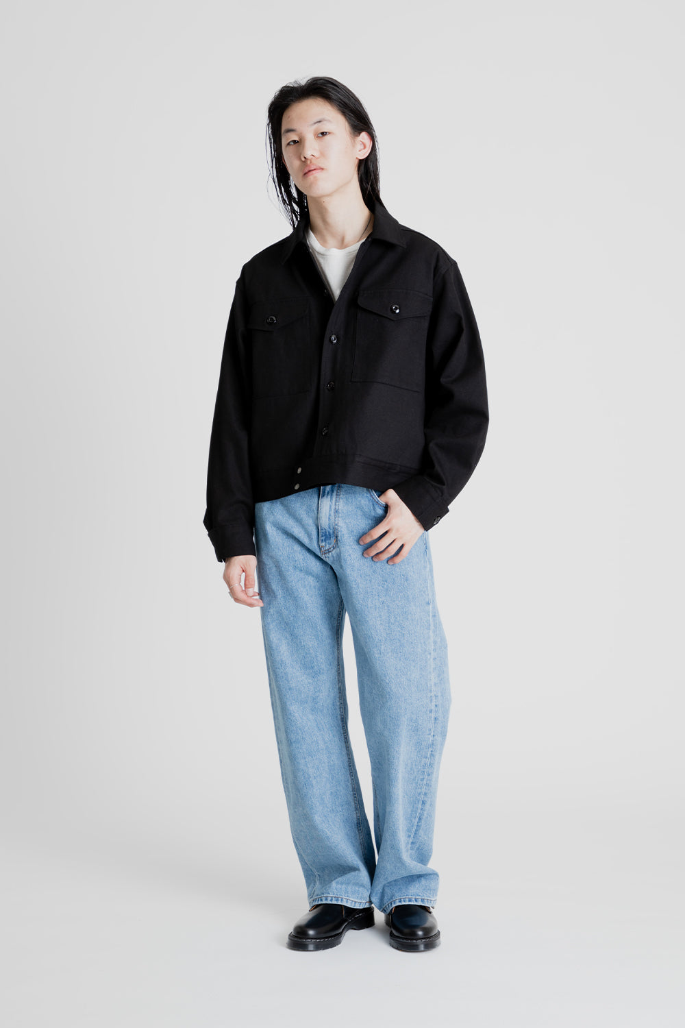Uniform Bridge Comfort Denim Pants in Light Indigo