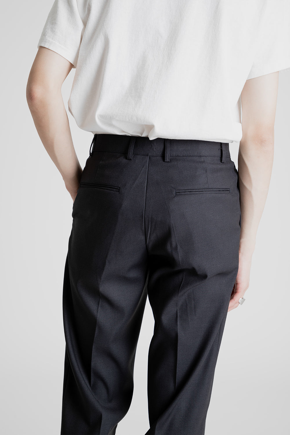 Wide Slack Pants - Grey