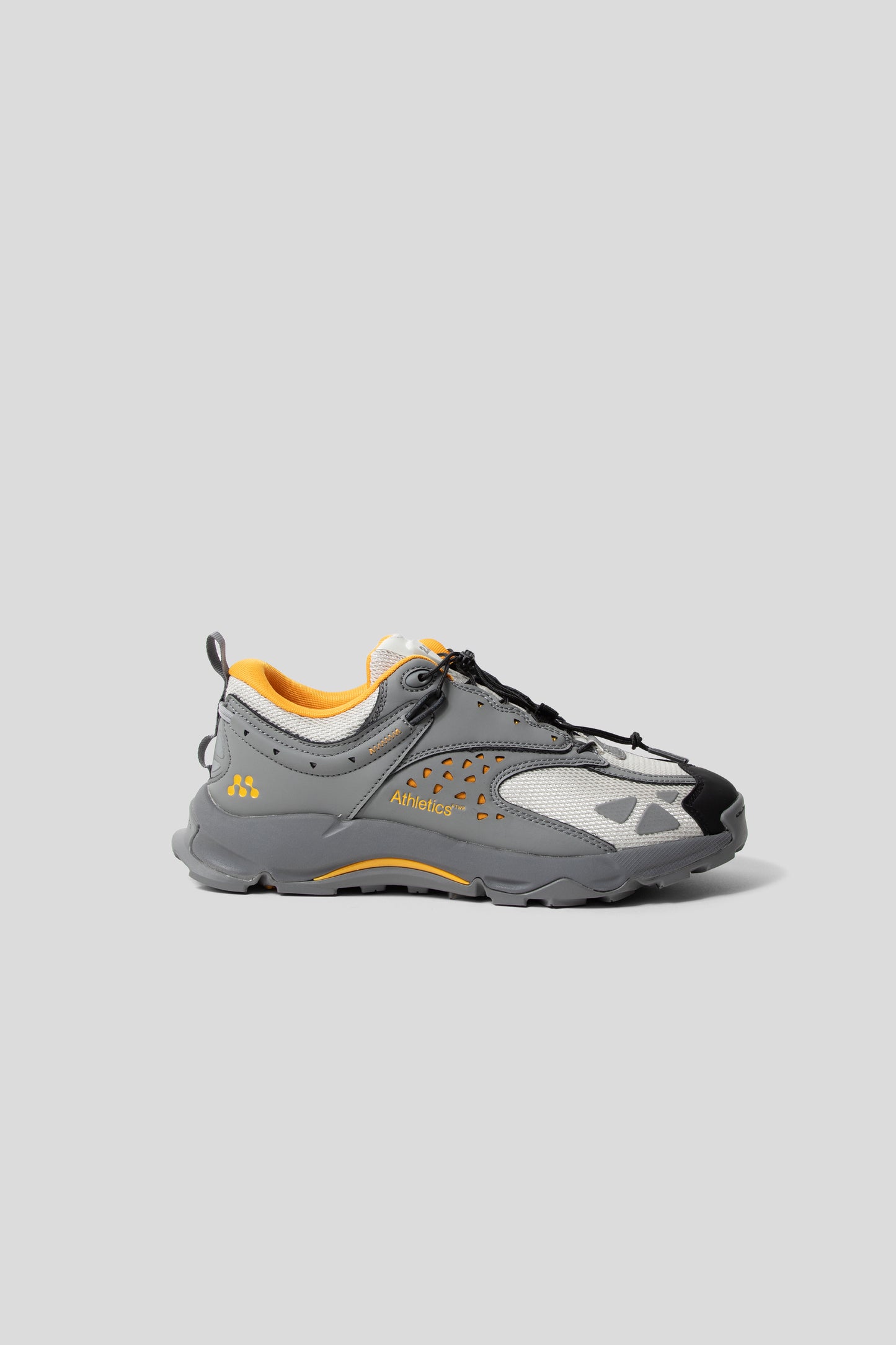 Athletics FTWR VTWO LOW in Taupe, Cadmium and Yellow.