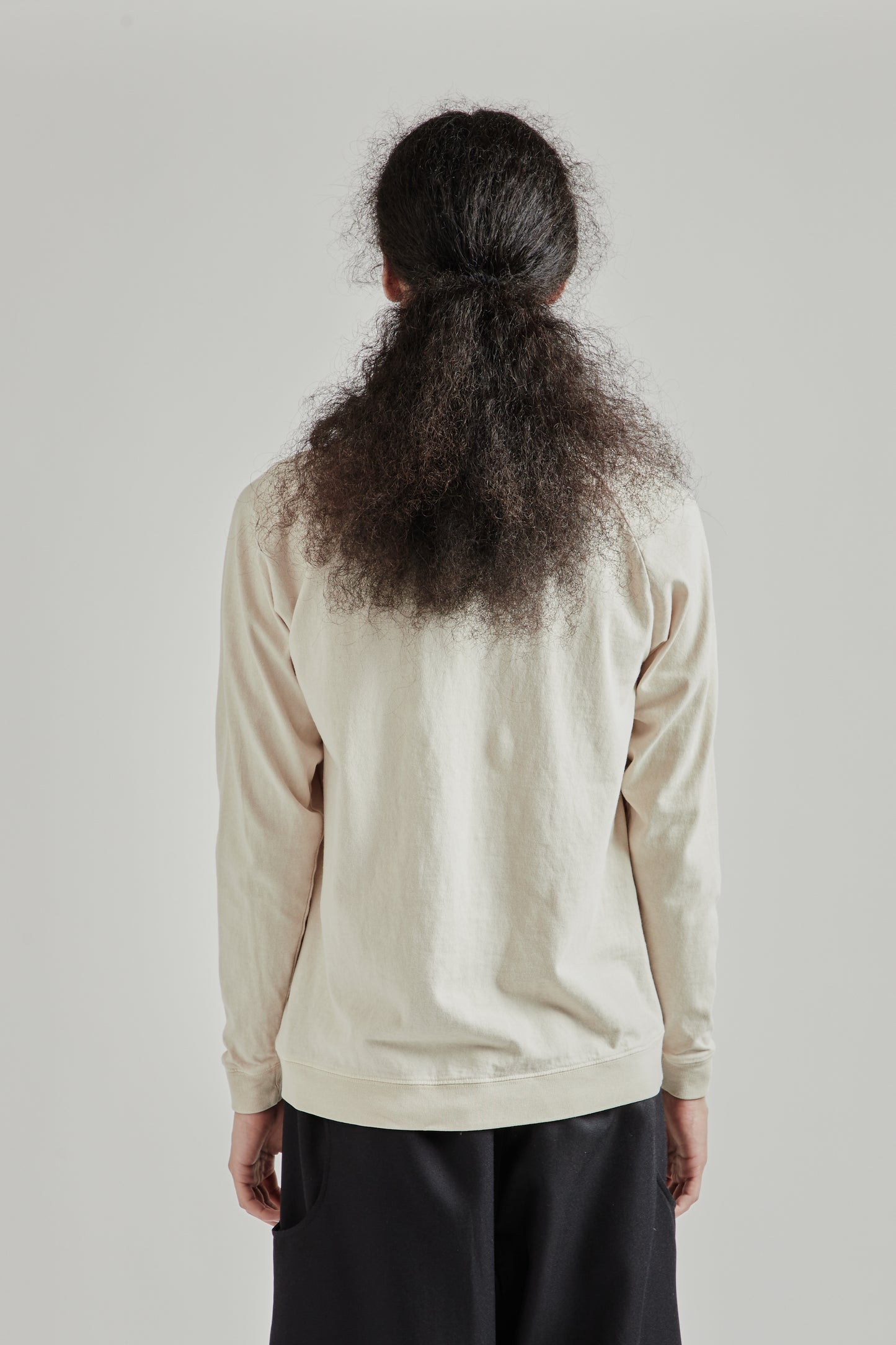 Pigment L/S Raglan Tee - Oatmilk