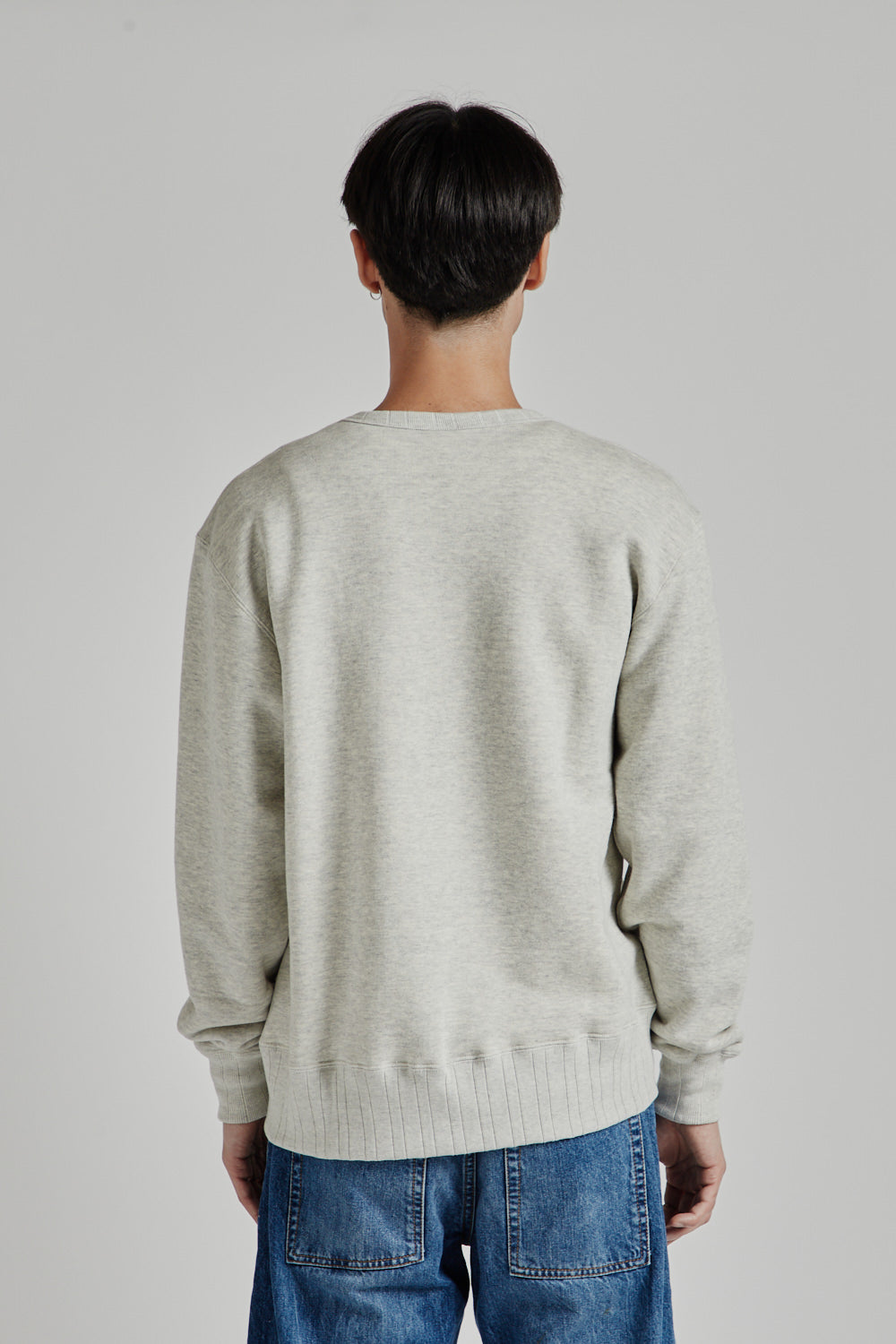 Velva Sheen Loopwheeler Crew Sweat Gray 5