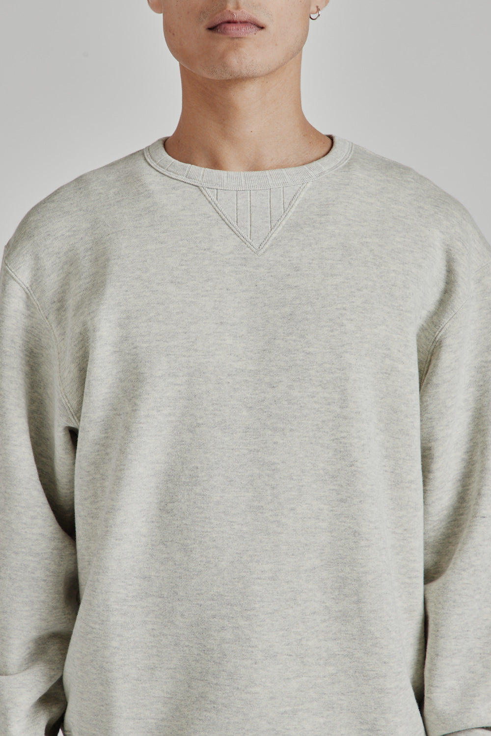 Velva Sheen Loopwheeler Crew Sweat Gray 6