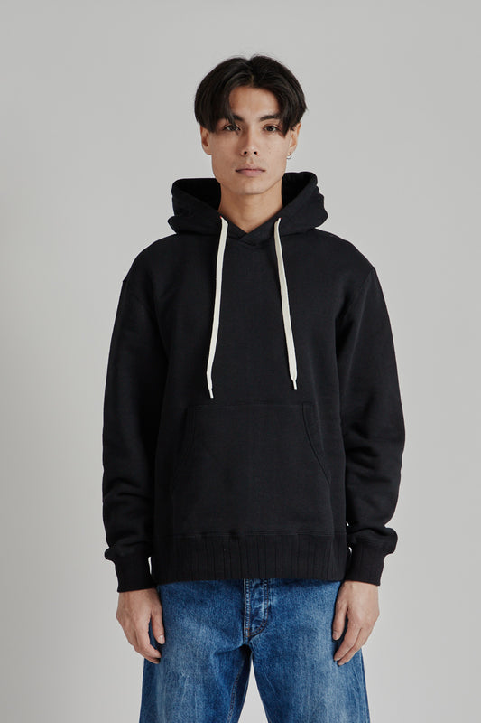 Velva Sheen Loopwheeler PO Hoodie Black 2