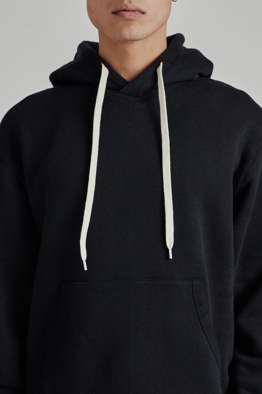 Velva Sheen Loopwheeler PO Hoodie Black 6