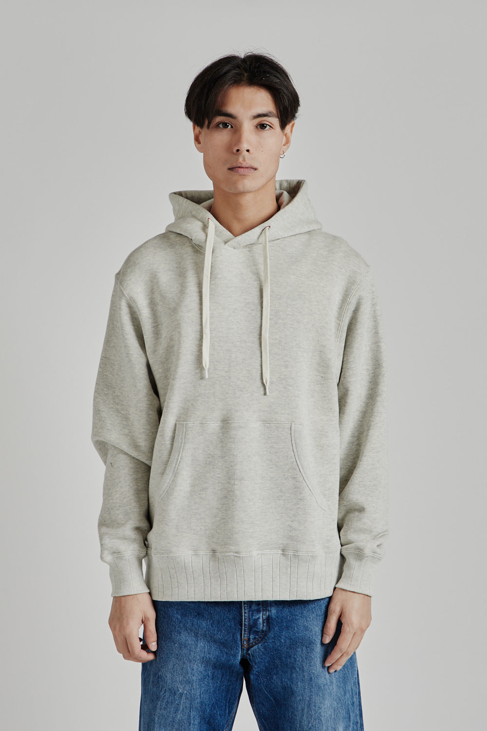 Velva Sheen Loopwheeler PO Hoodie Gray 2