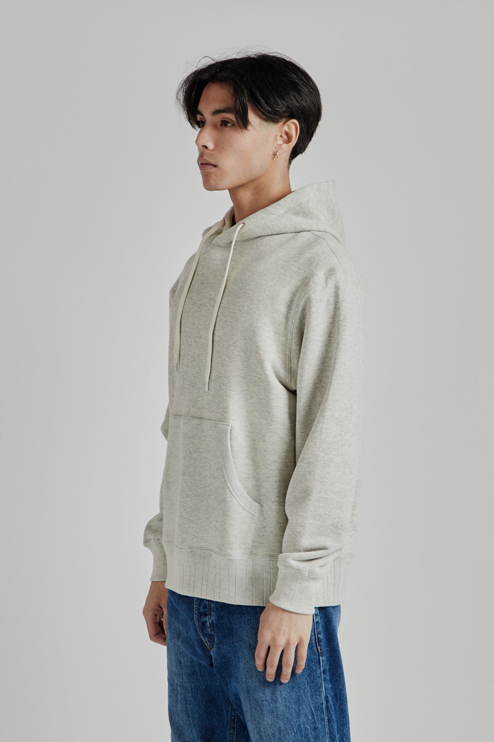 Velva Sheen Loopwheeler PO Hoodie Gray 3