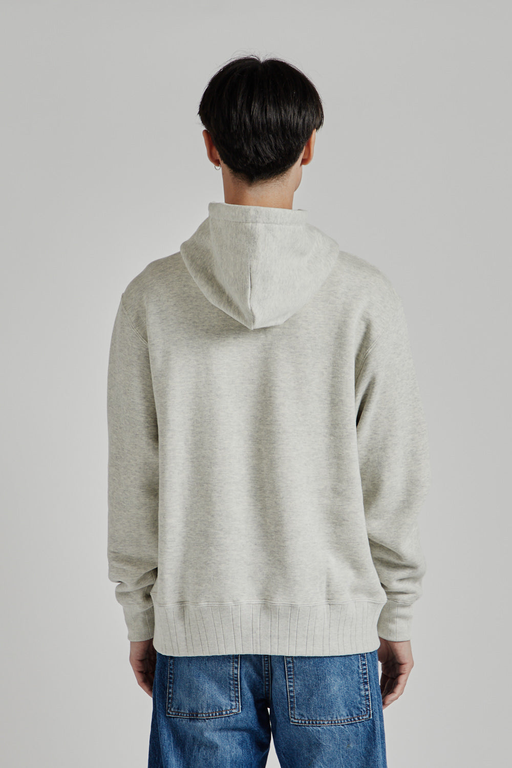 Velva Sheen Loopwheeler PO Hoodie Gray 5