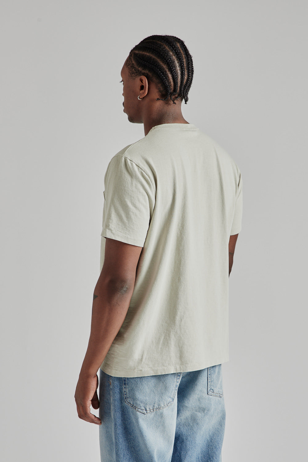 Pigment Dyed Pocket Tee - Grey