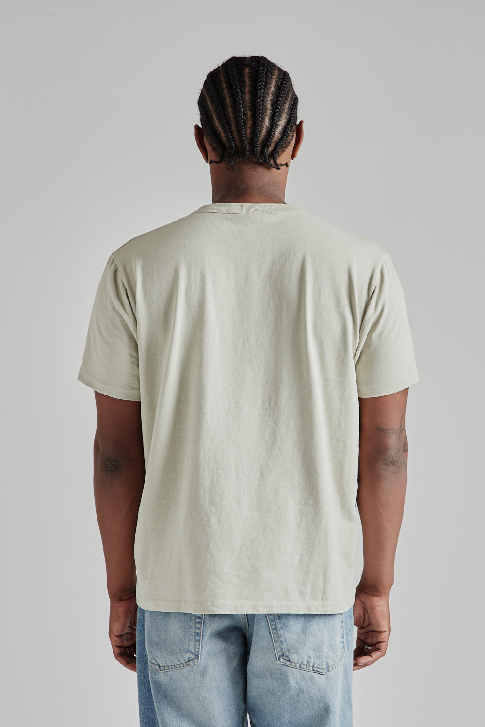 Pigment Dyed Pocket Tee - Grey