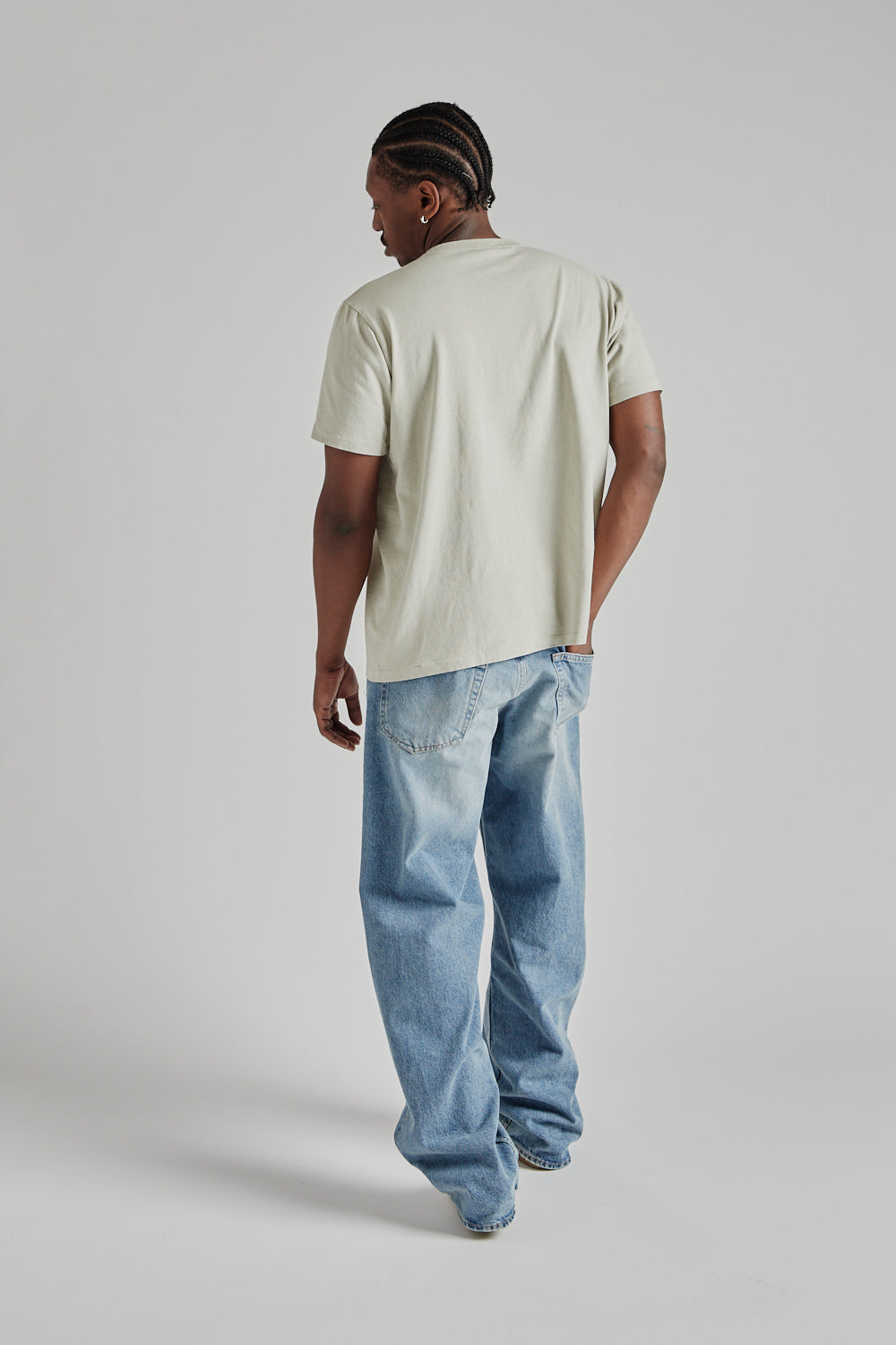 Pigment Dyed Pocket Tee - Grey