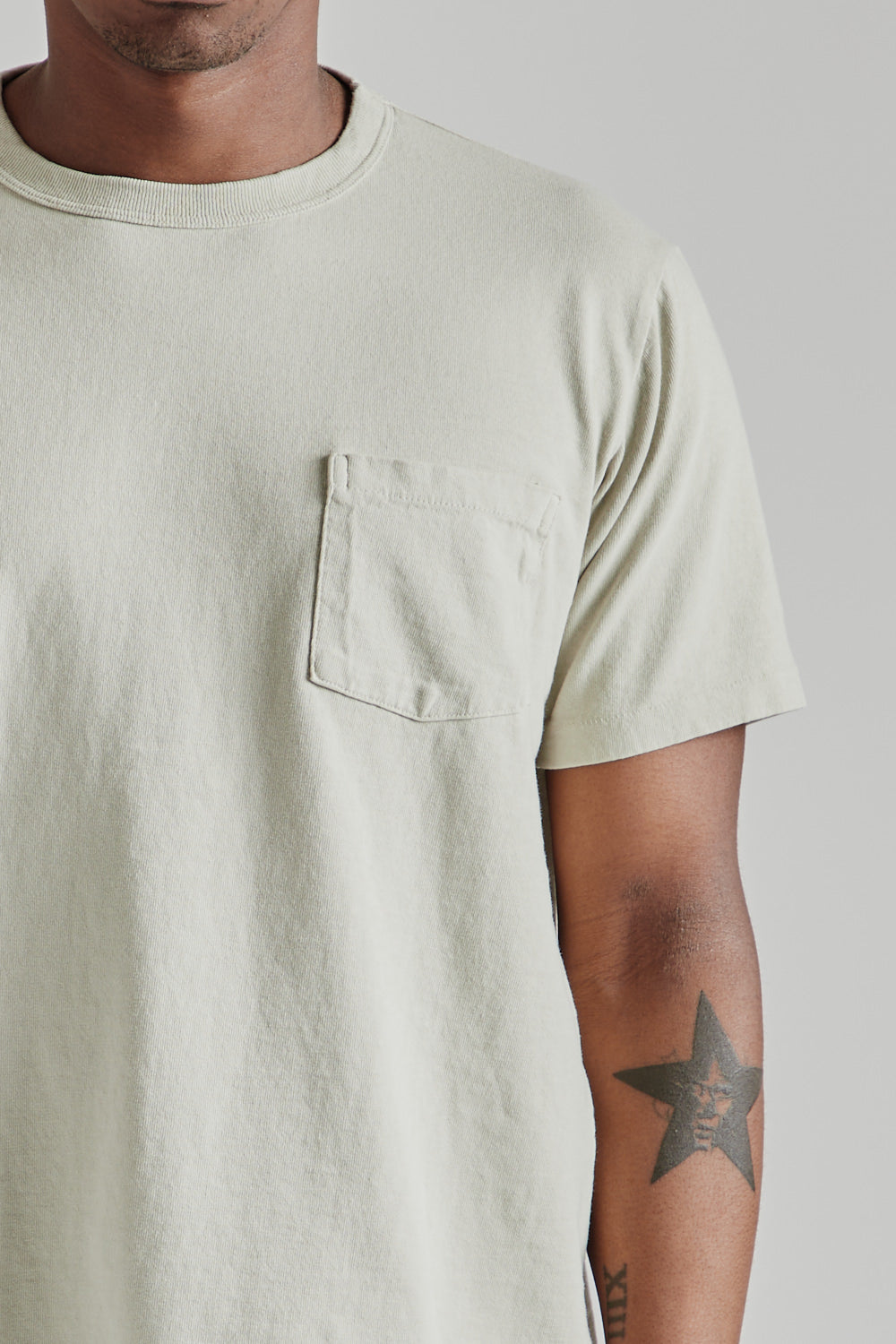 Pigment Dyed Pocket Tee - Grey