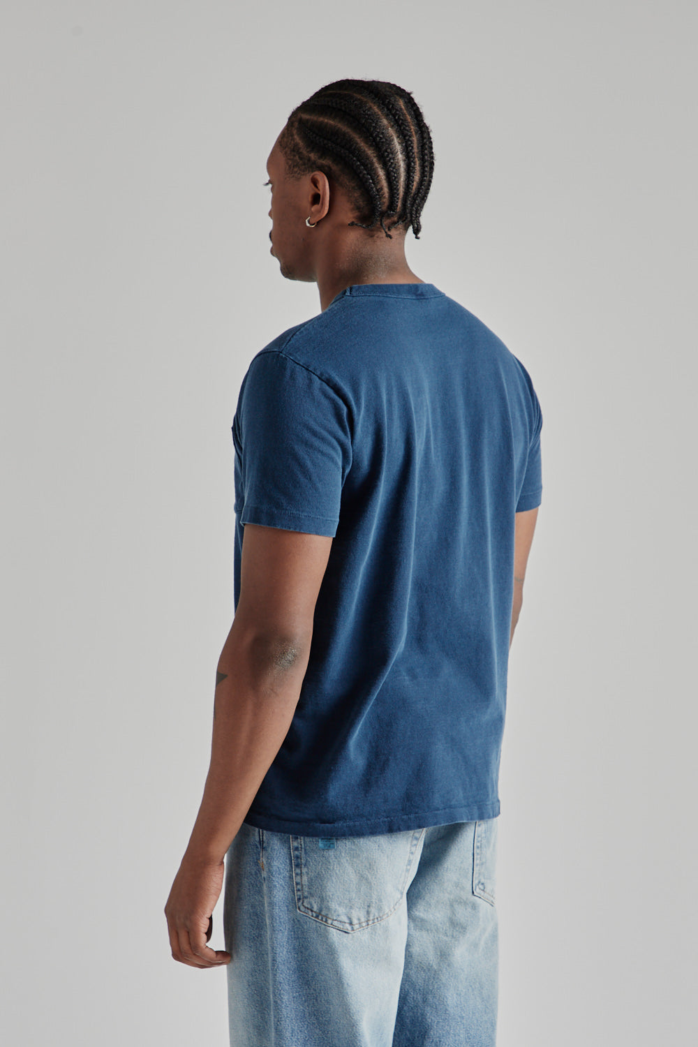 Pigment Dyed Pocket Tee - Navy