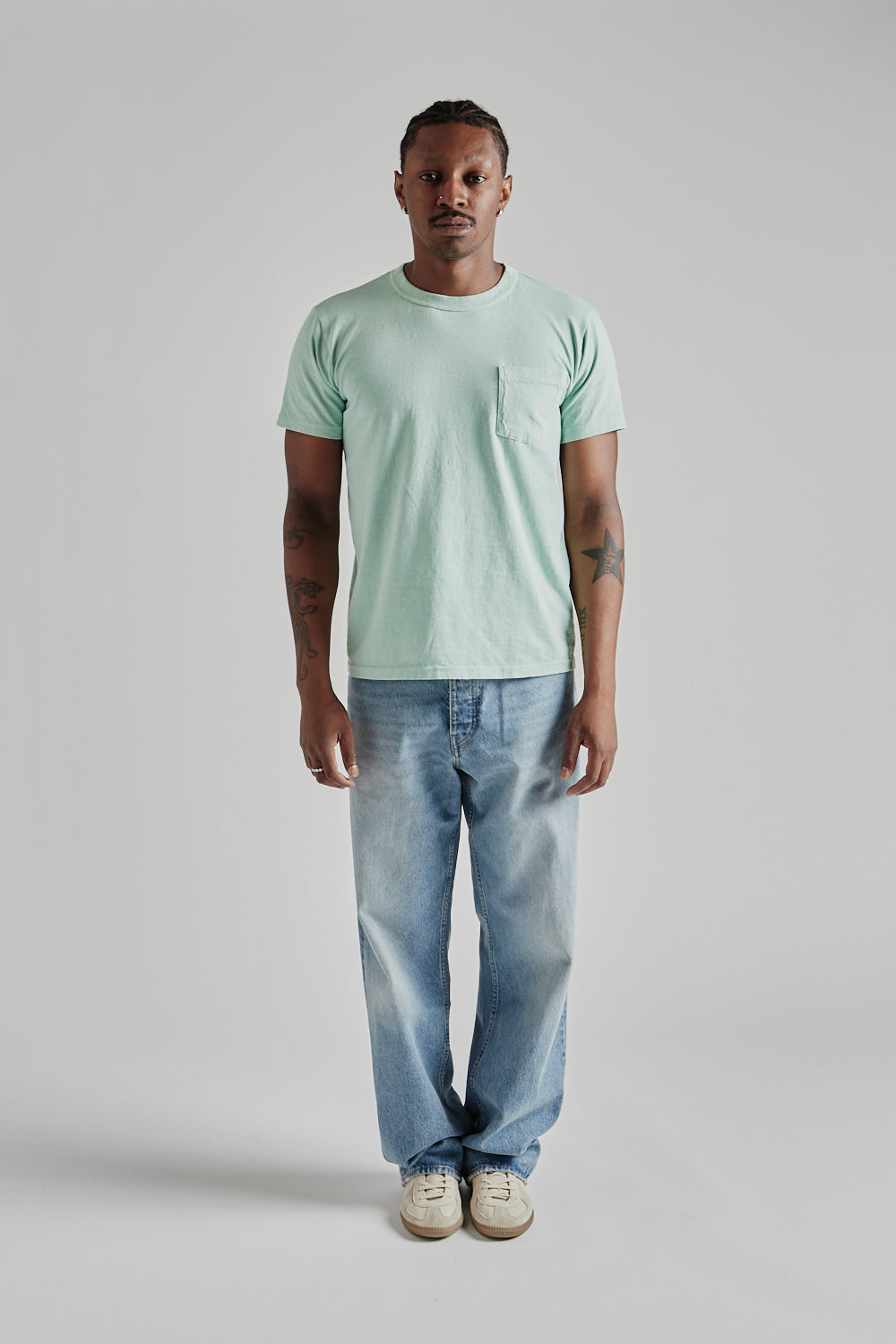 Pigment Dyed Pocket Tee - Nephrite