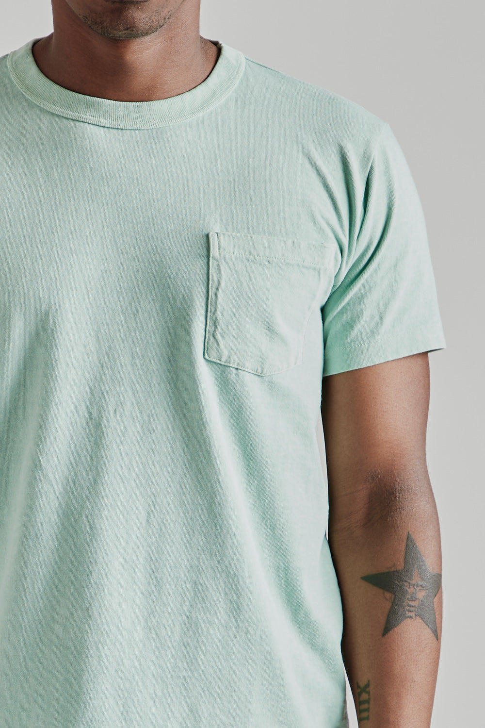 Pigment Dyed Pocket Tee - Nephrite