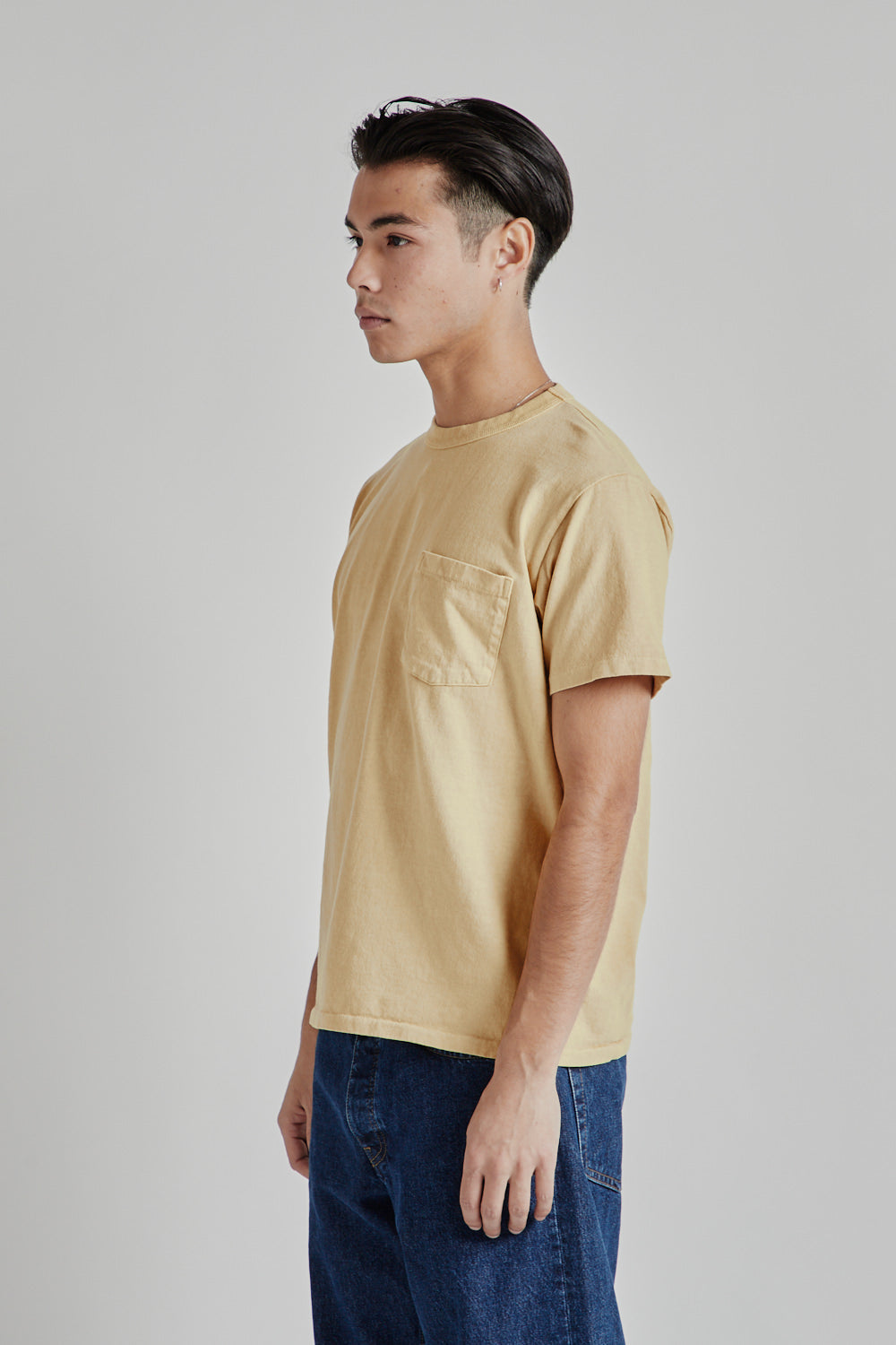 Velva Sheen Pigment Dyed Pocket Tee - Ocker | Wallace Mercantile Shop