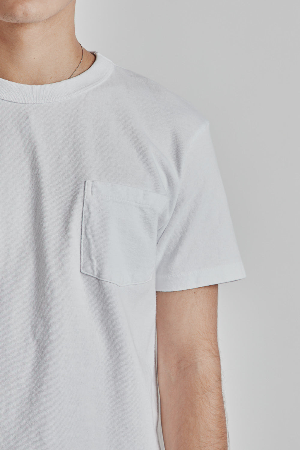Velva Sheen Pigment Dyed Pocket Tee White 05