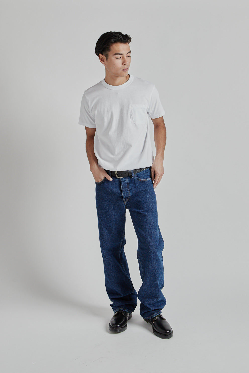 Velva Sheen Pigment Dyed Pocket Tee White 06
