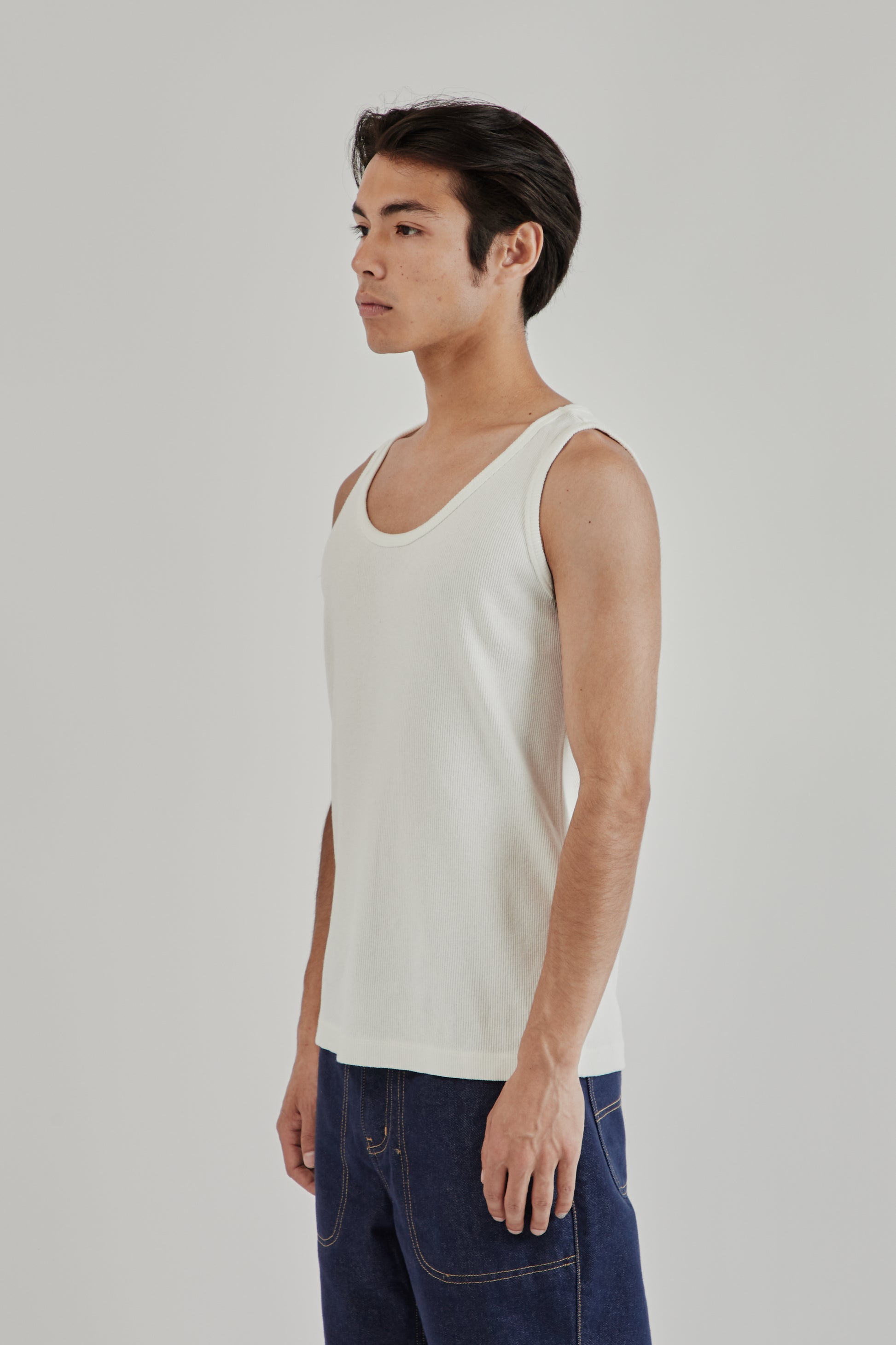Velva Sheen SS25 Pack Rib Tank Top Navy 11