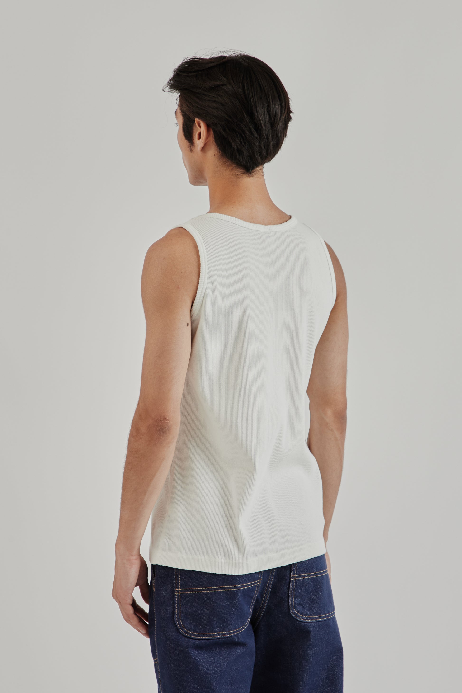 Velva Sheen SS25 Pack Rib Tank Top Navy 12