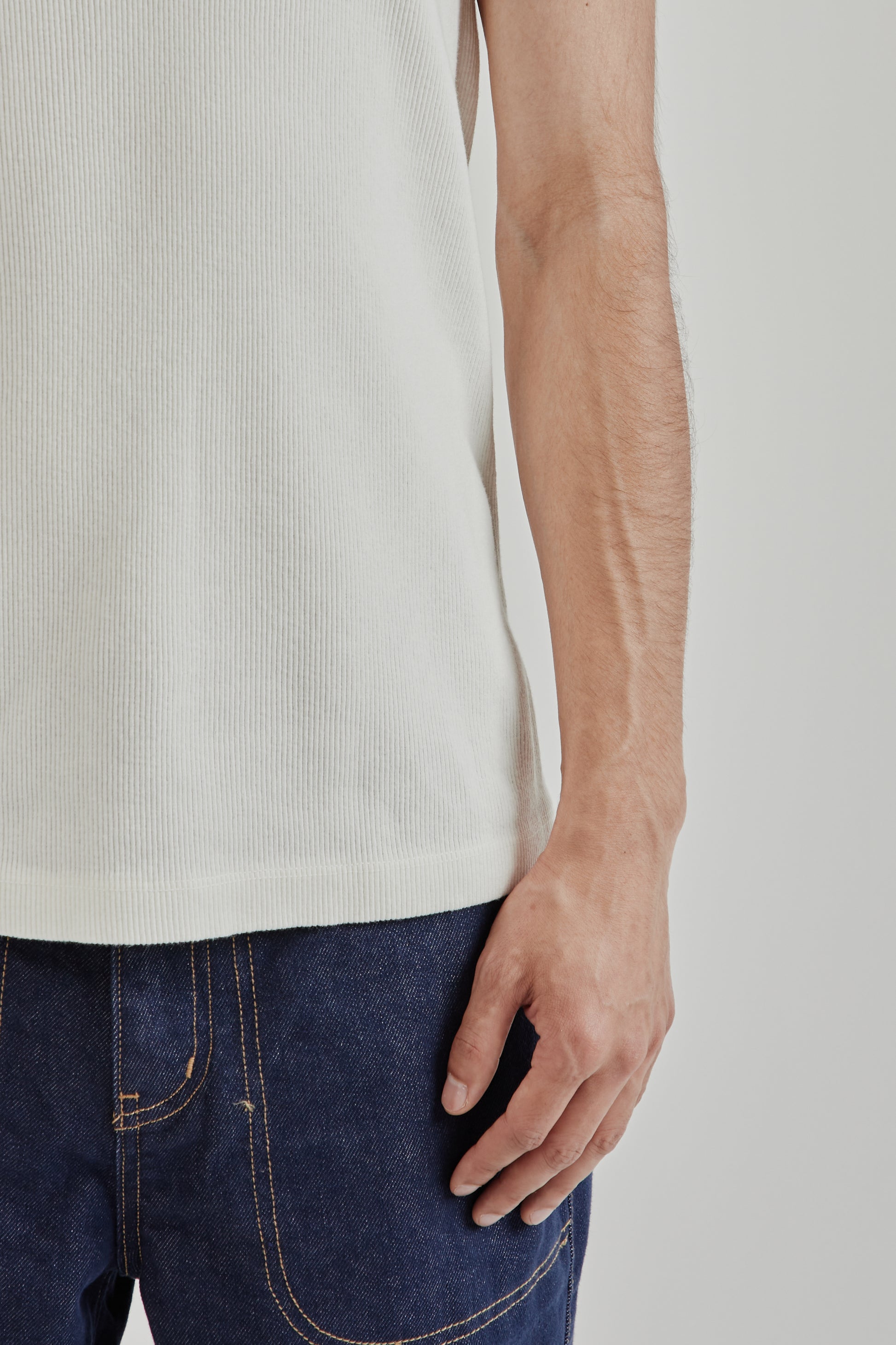 Velva Sheen SS25 Pack Rib Tank Top Navy 16