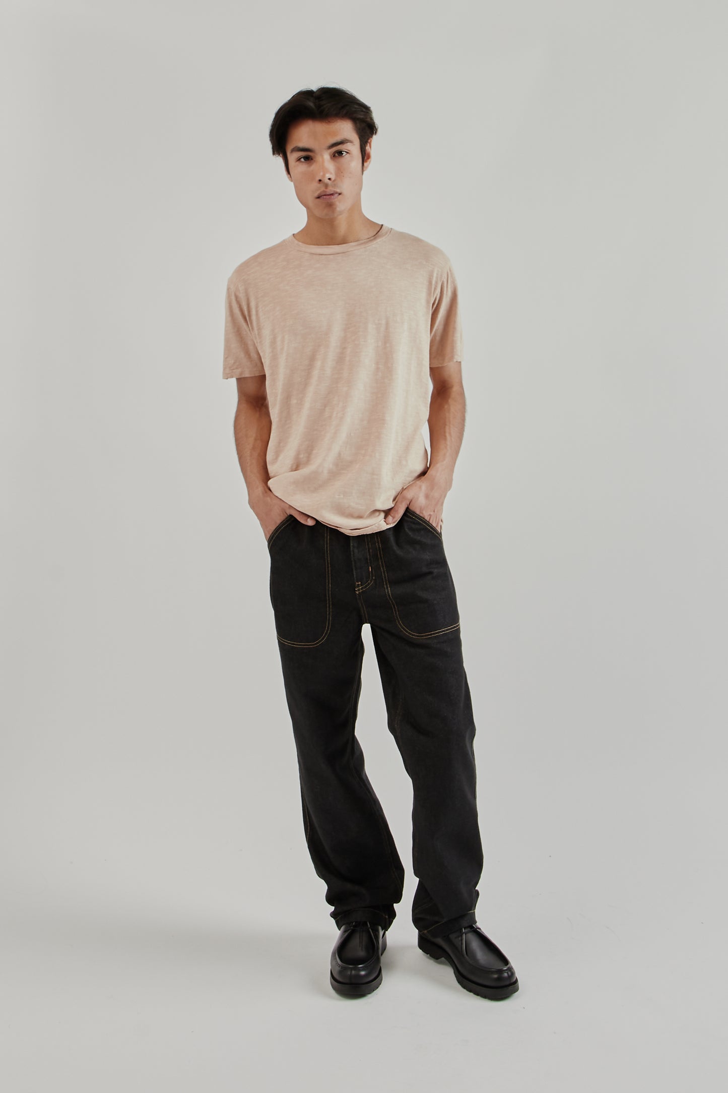 Velva Sheen SS25 Rolled Regular Short Sleeve Tee Black 19