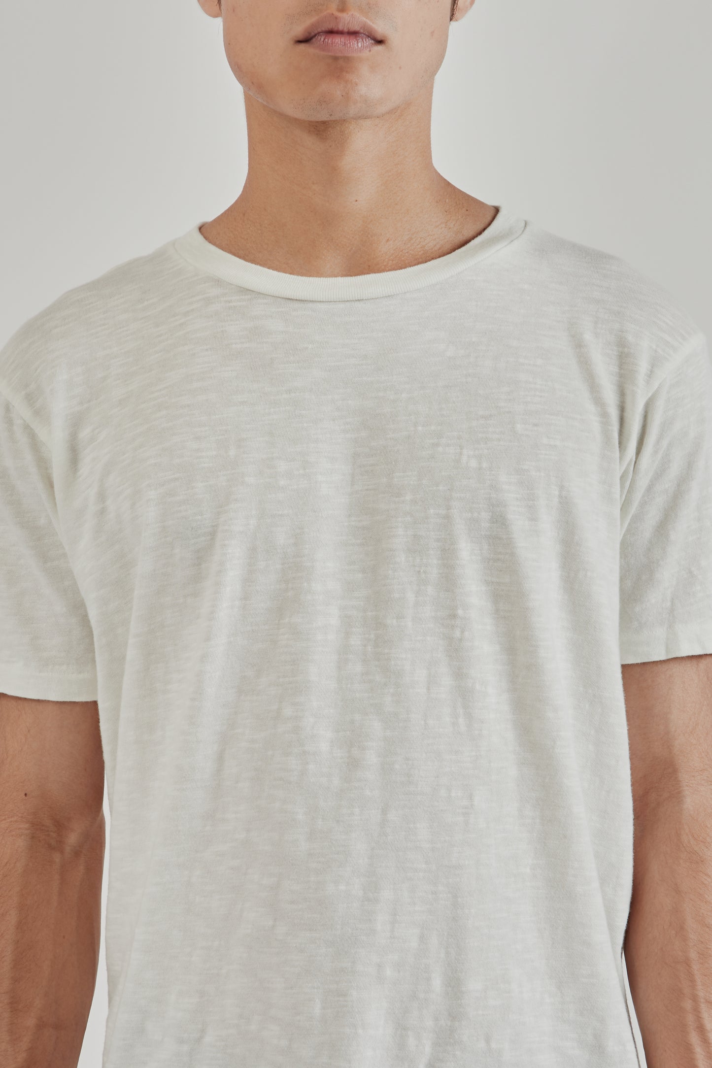 Velva Sheen SS25 Rolled Regular Short Sleeve Tee White 6