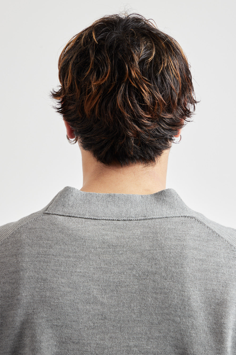 ATON Wool Washi Oversized Cardigan - Gray | Wallace Mercantile Shop