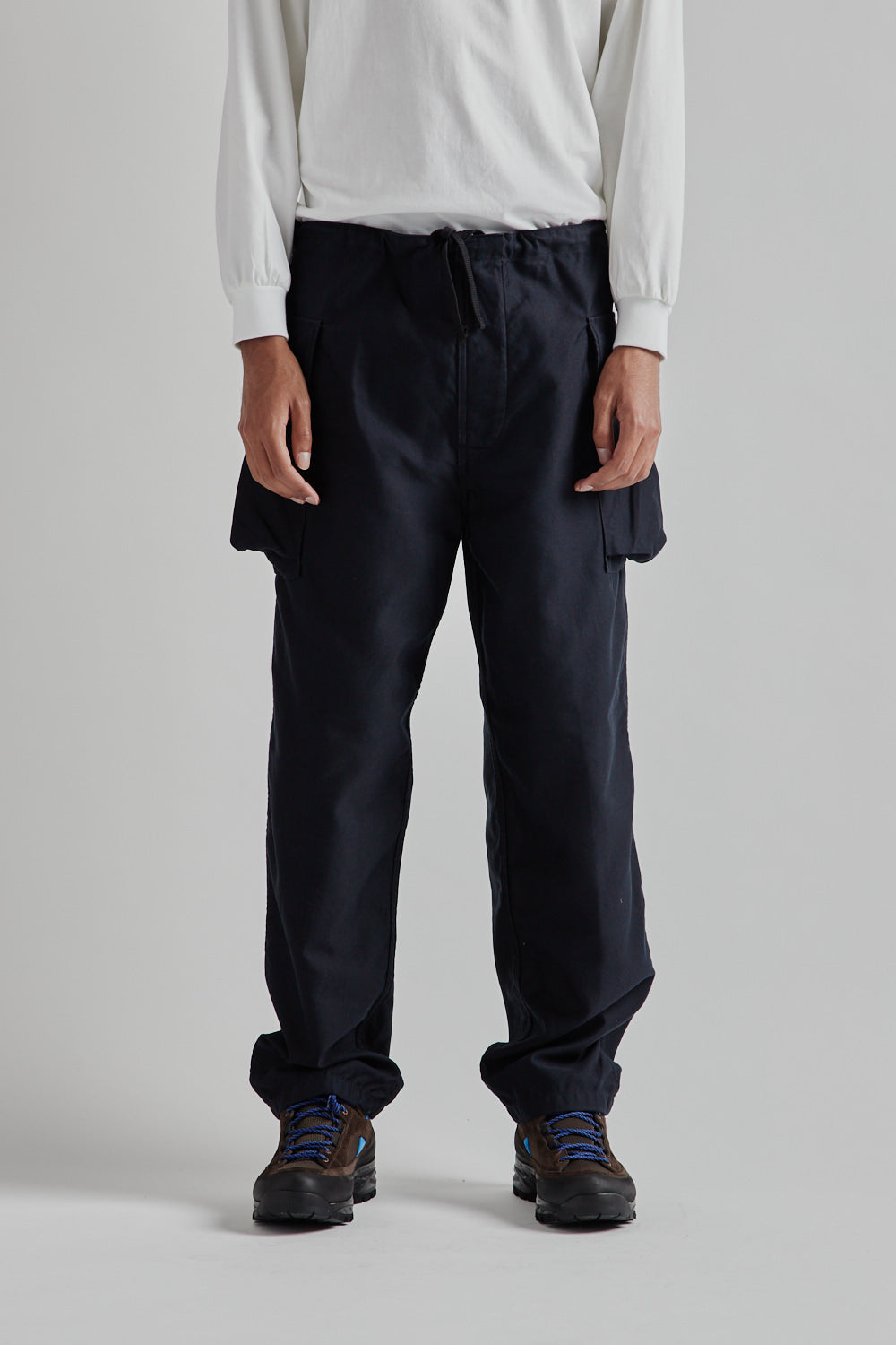 Kaptain Sunshine Take Easy Cargo Pants in Navy