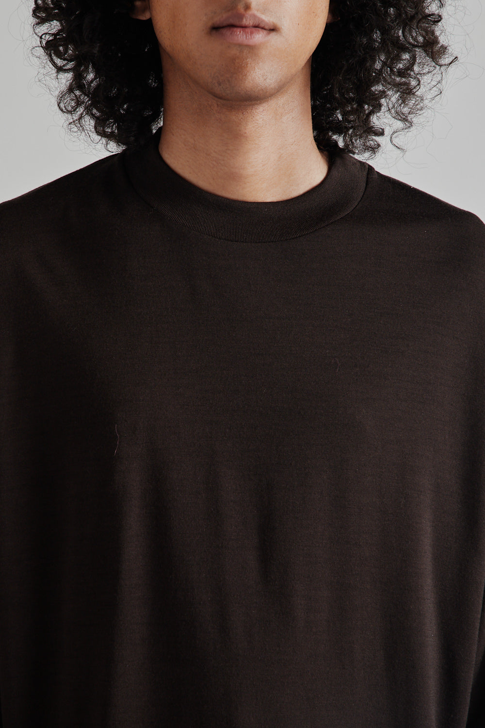 Kaptain Sunshine Super Soft Merino Tenjiku L/S Tee - Brown