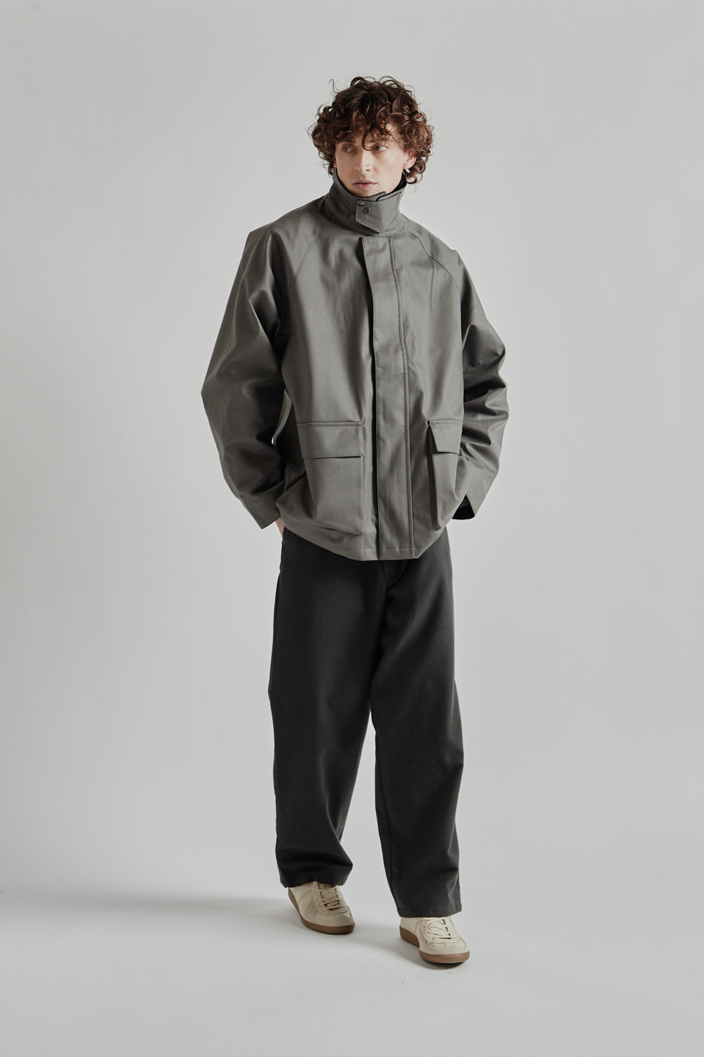 Still by Hand 3 Layer Field Jacket - Greige | Wallace Mercantile Shop