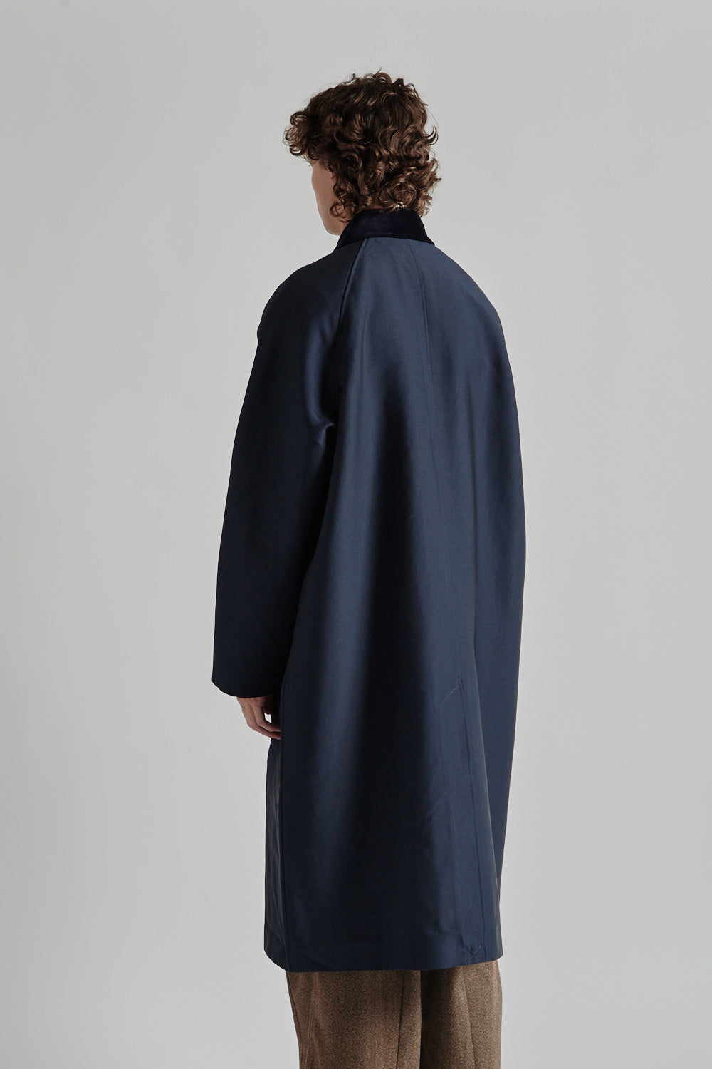 Sunflower Raglan Coat - Navy