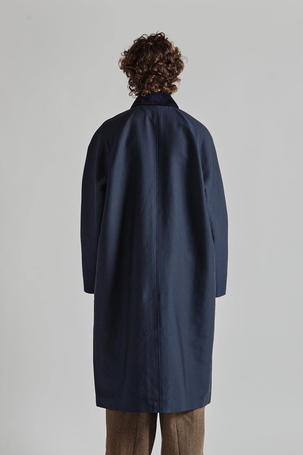 Sunflower Raglan Coat - Navy