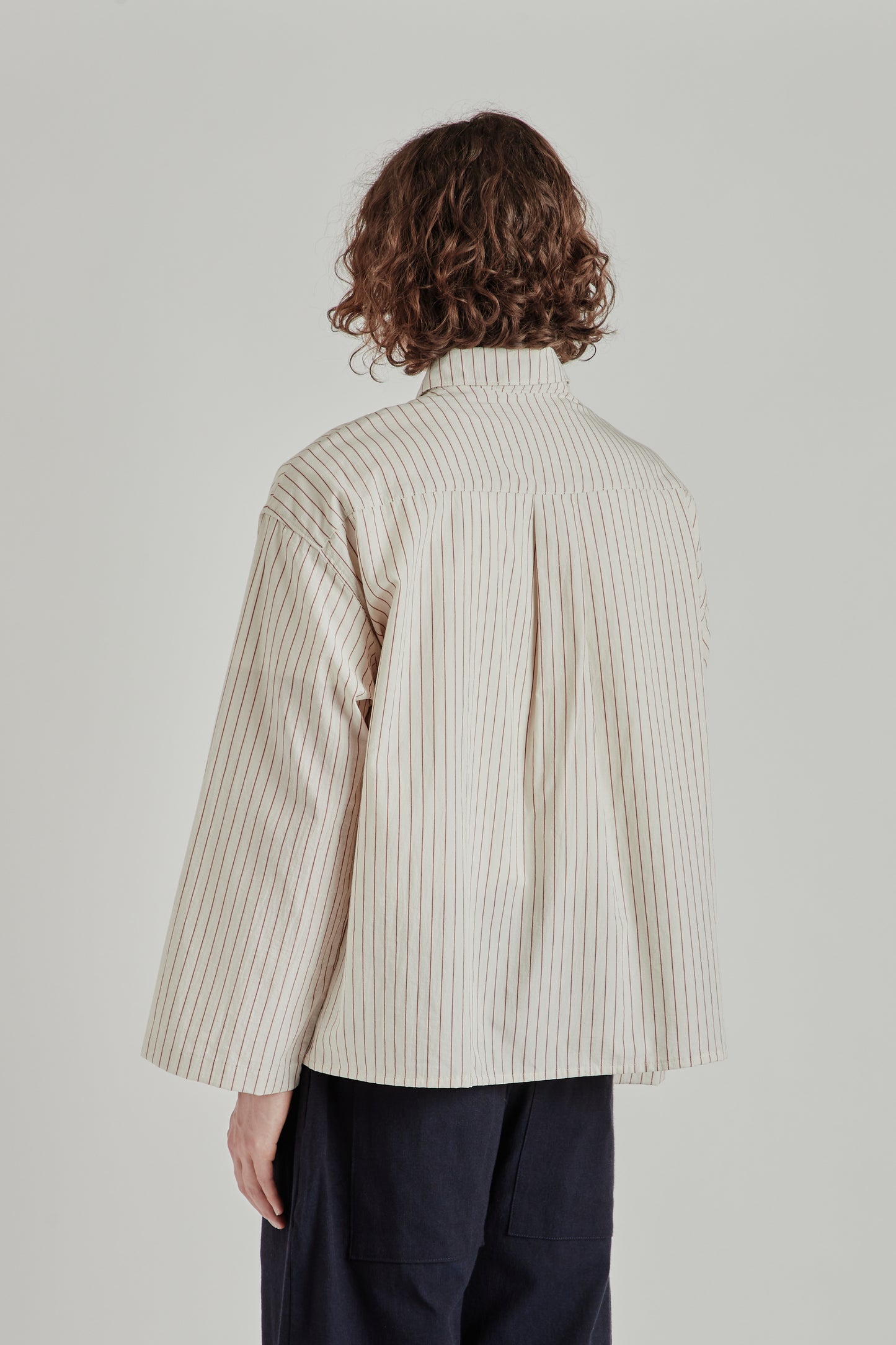 Cafe Shirt - Tomato Stripe