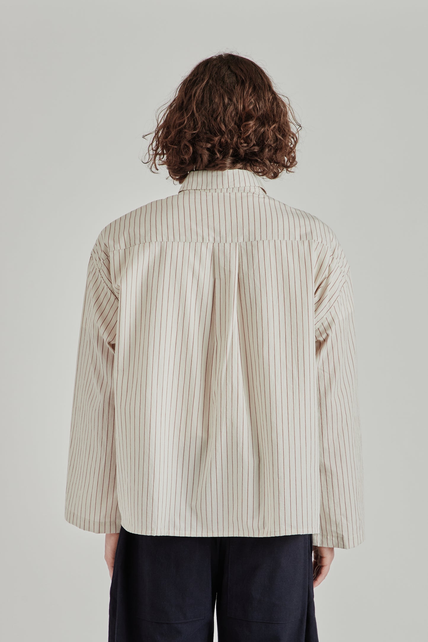 Cafe Shirt - Tomato Stripe