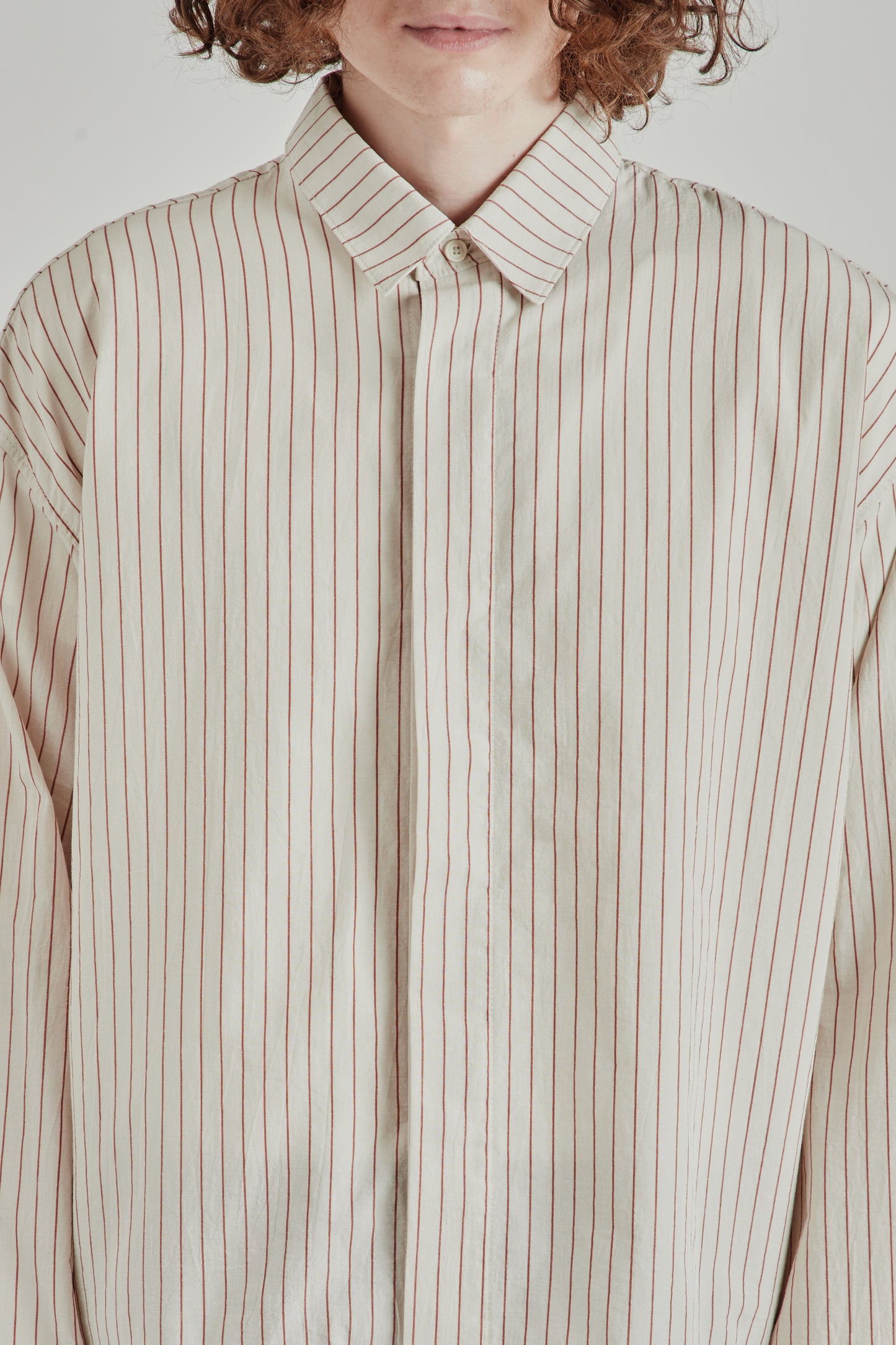 Cafe Shirt - Tomato Stripe