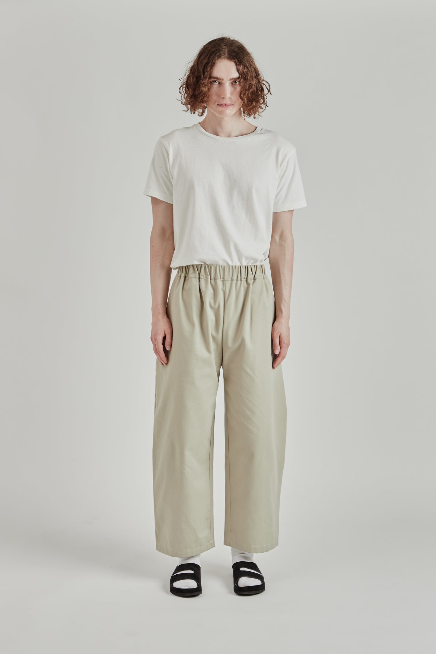 Studio Pant - Pistachio Cream Twill